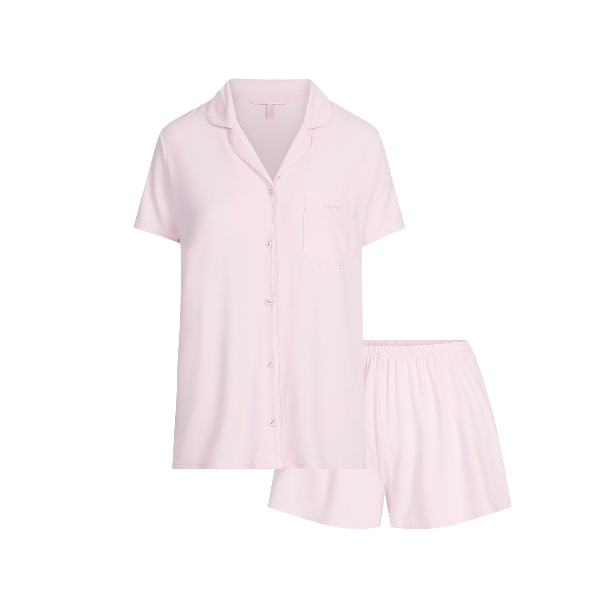 SKIMS SLEEP SHORT SLEEVE BUTTON UP SET | BLOOM - Mind Türkiye