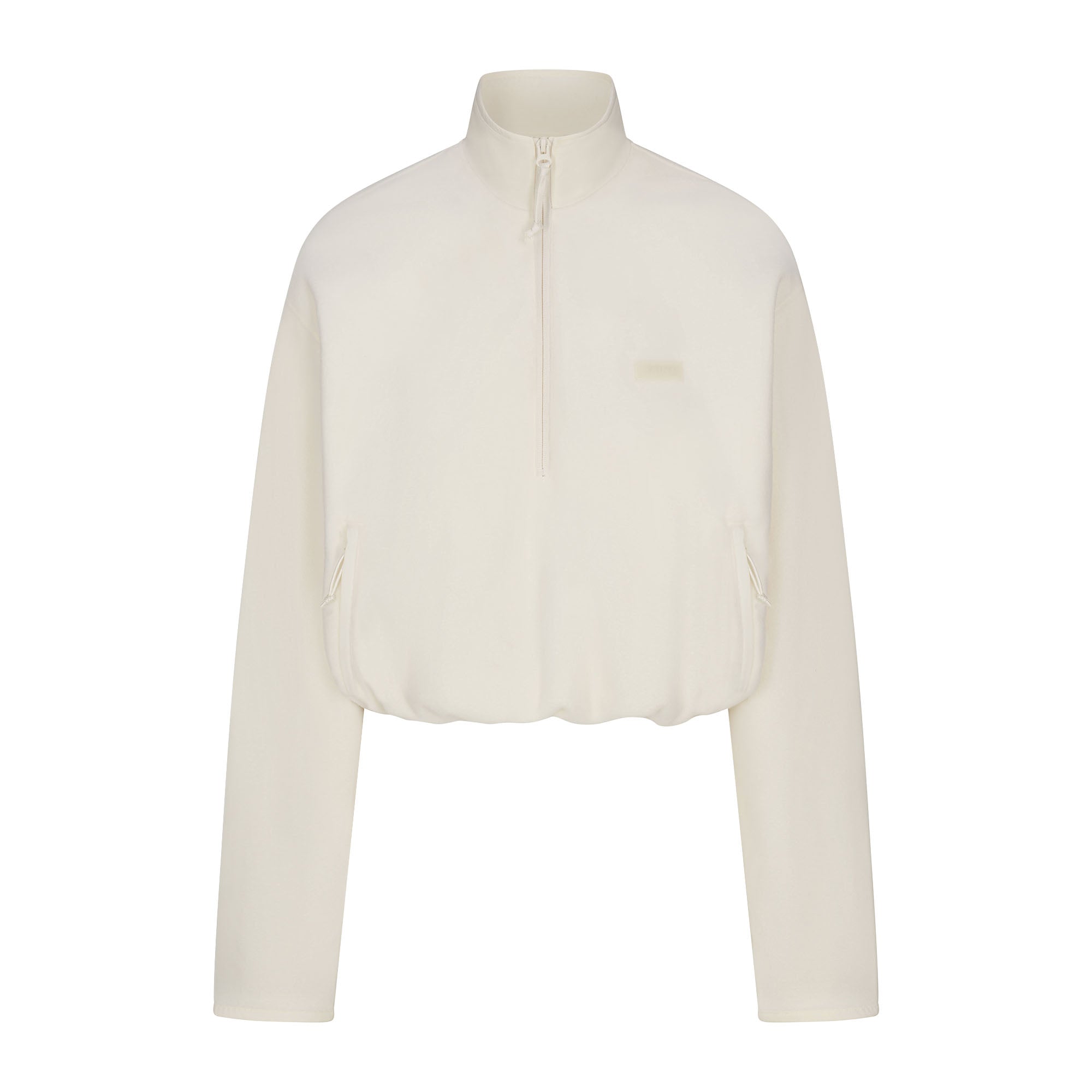SKIMS OUTDOOR FLEECE HALF ZIP PULLOVER | ECRU - Mind Türkiye