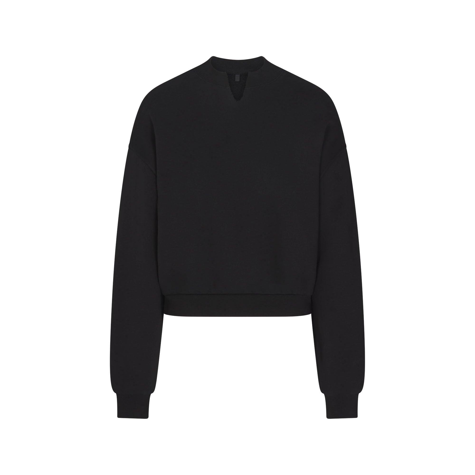 SKIMS HEAVYWEIGHT FLEECE CREWNECK | ONYX - Mind Türkiye