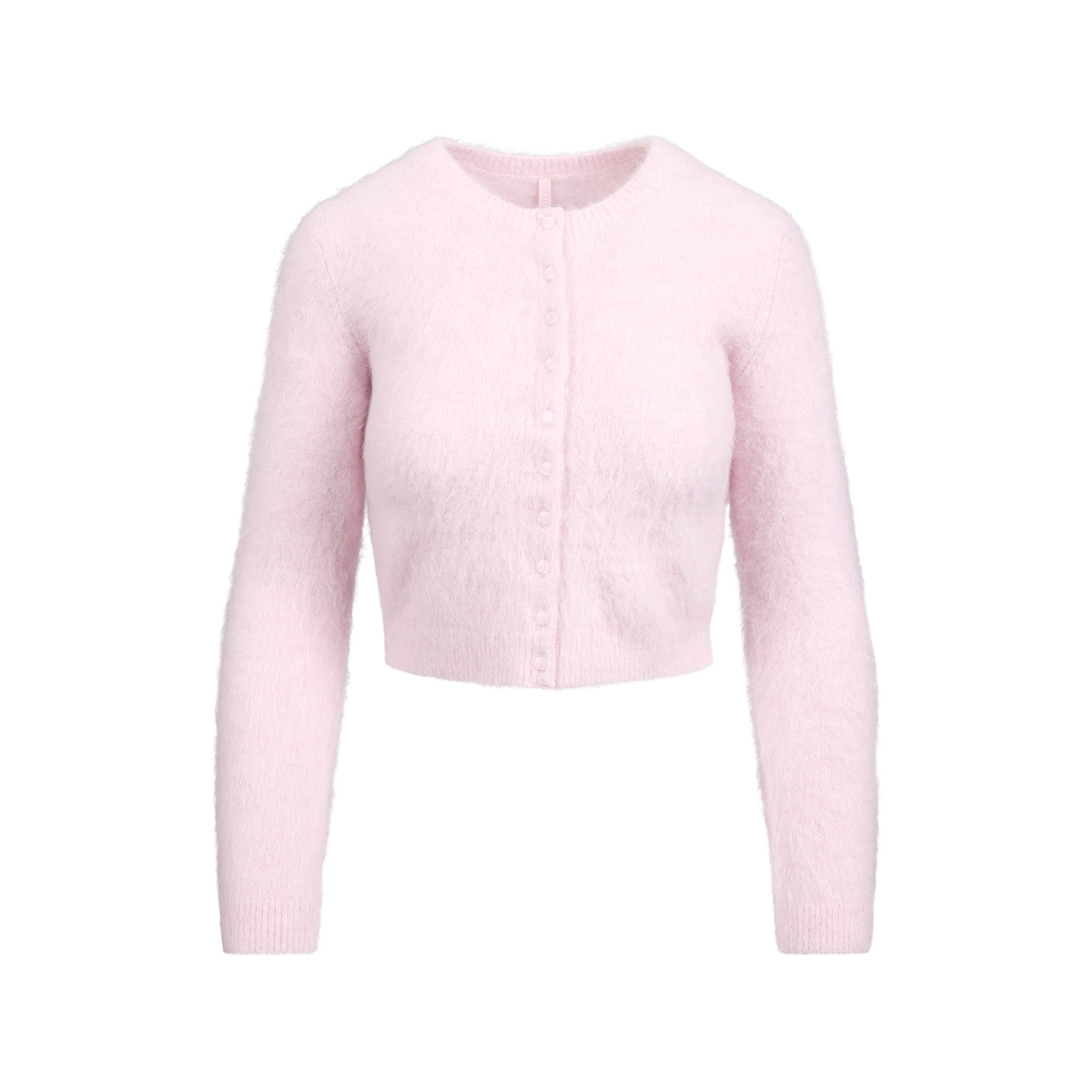 SKIMS BRUSHED ALPACA LONG SLEEVE CARDIGAN | CHERRY BLOSSOM - Mind Türkiye