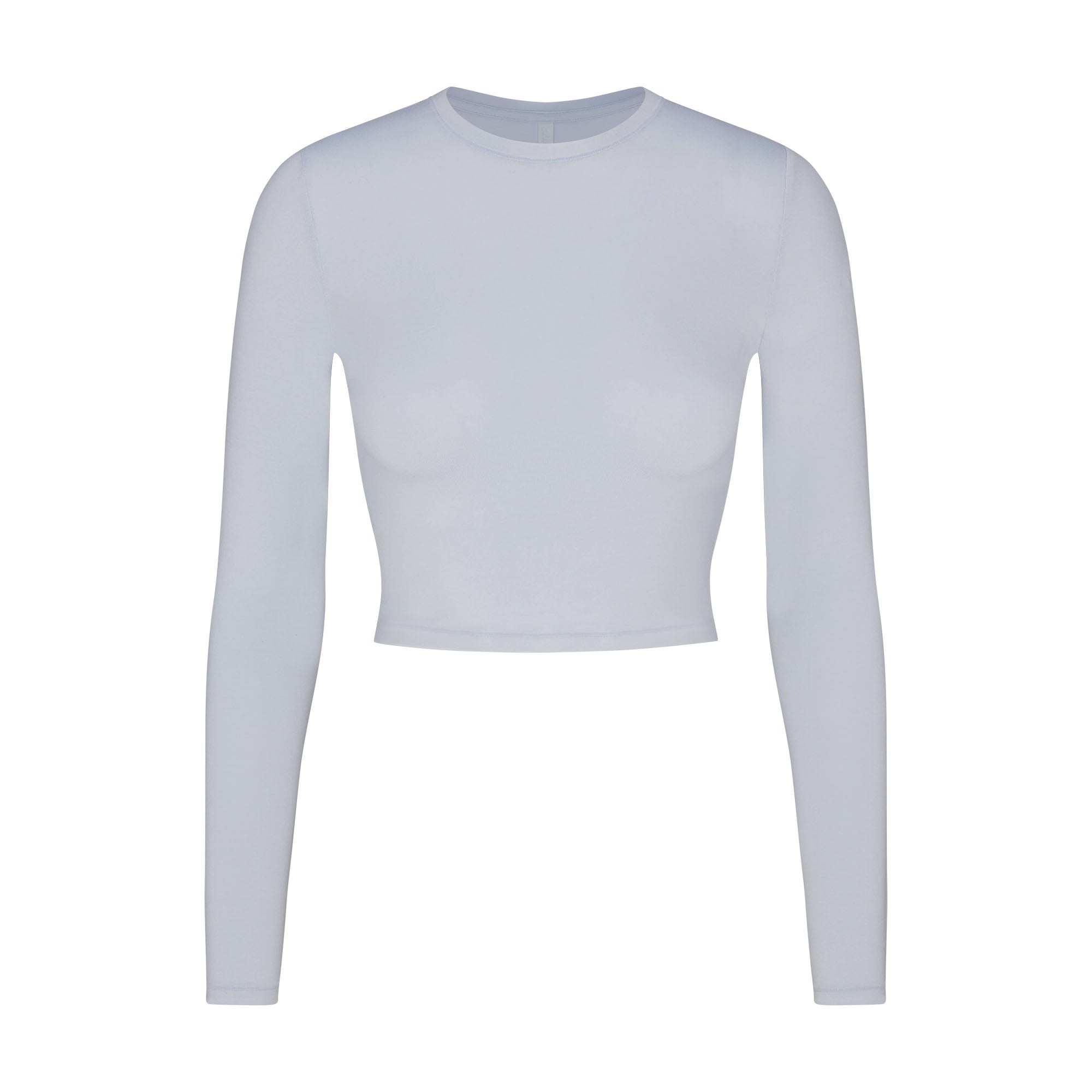 SKIMS SLEEP SUPER CROPPED LONG SLEEVE | ZEN BLUE - Mind Türkiye