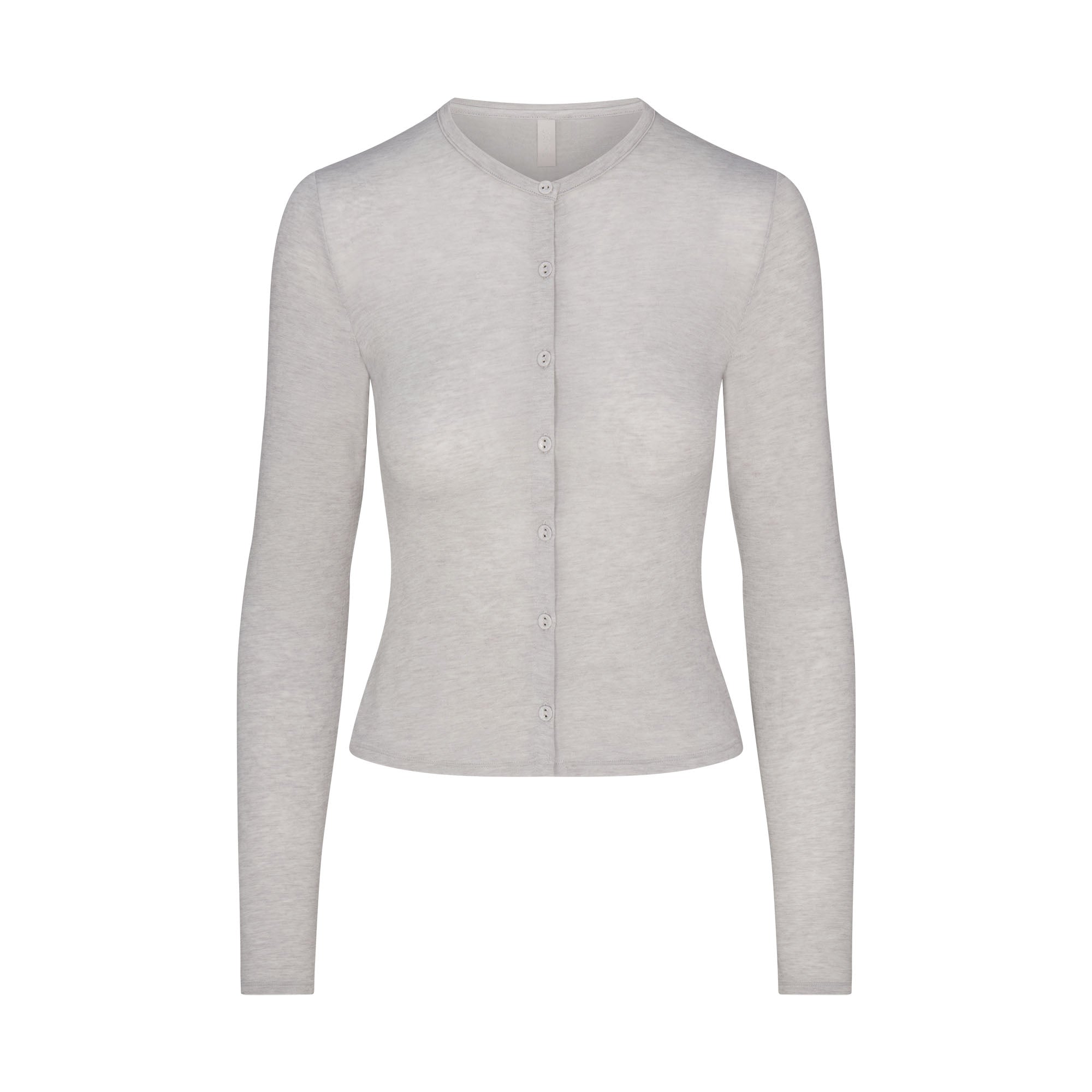 SKIMS SHEER MODAL CARDIGAN | HEATHER GREY - Mind Türkiye