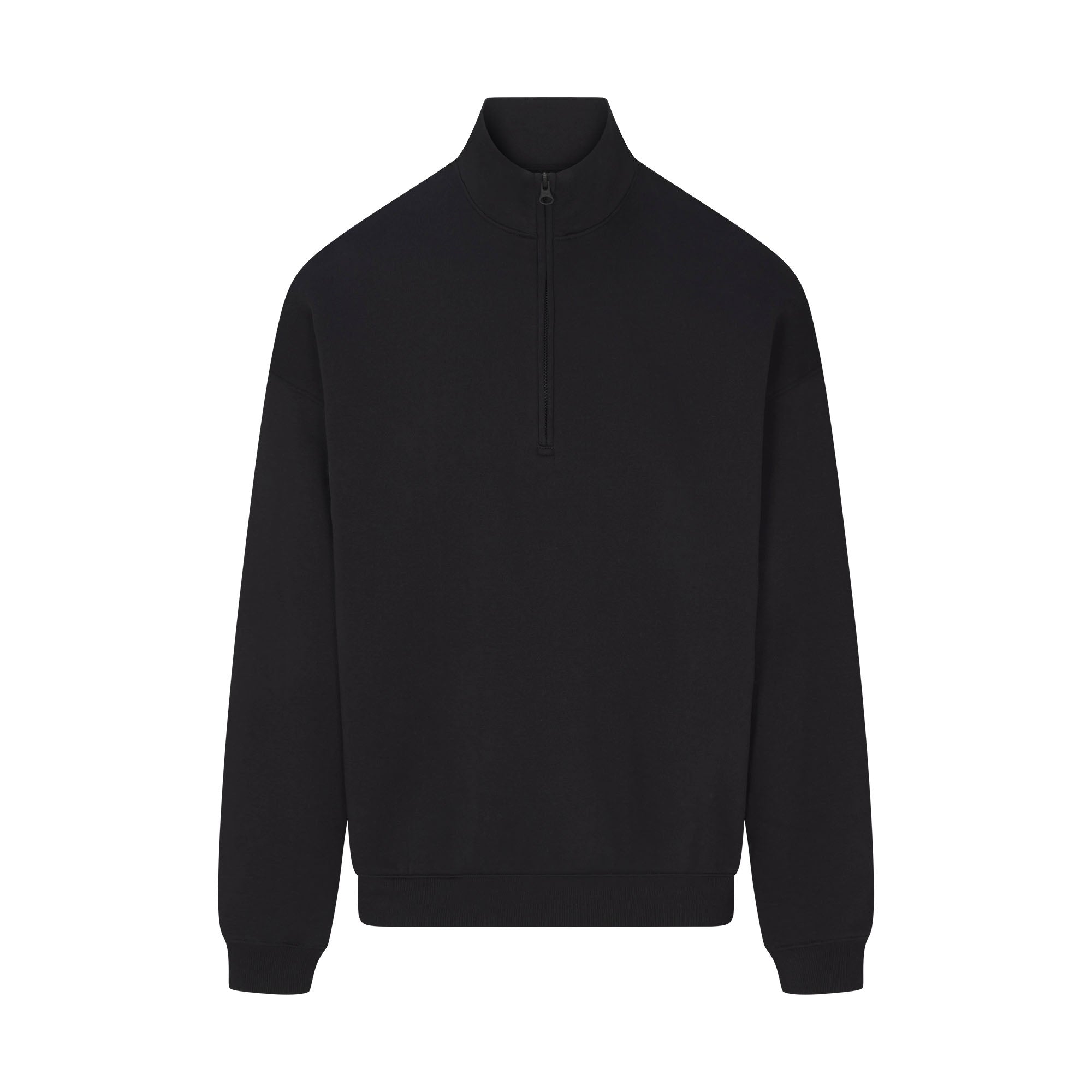 SKIMS FLEECE LOUNGE MENS RELAXED QUARTER ZIP | WASHED ONYX - Mind Türkiye