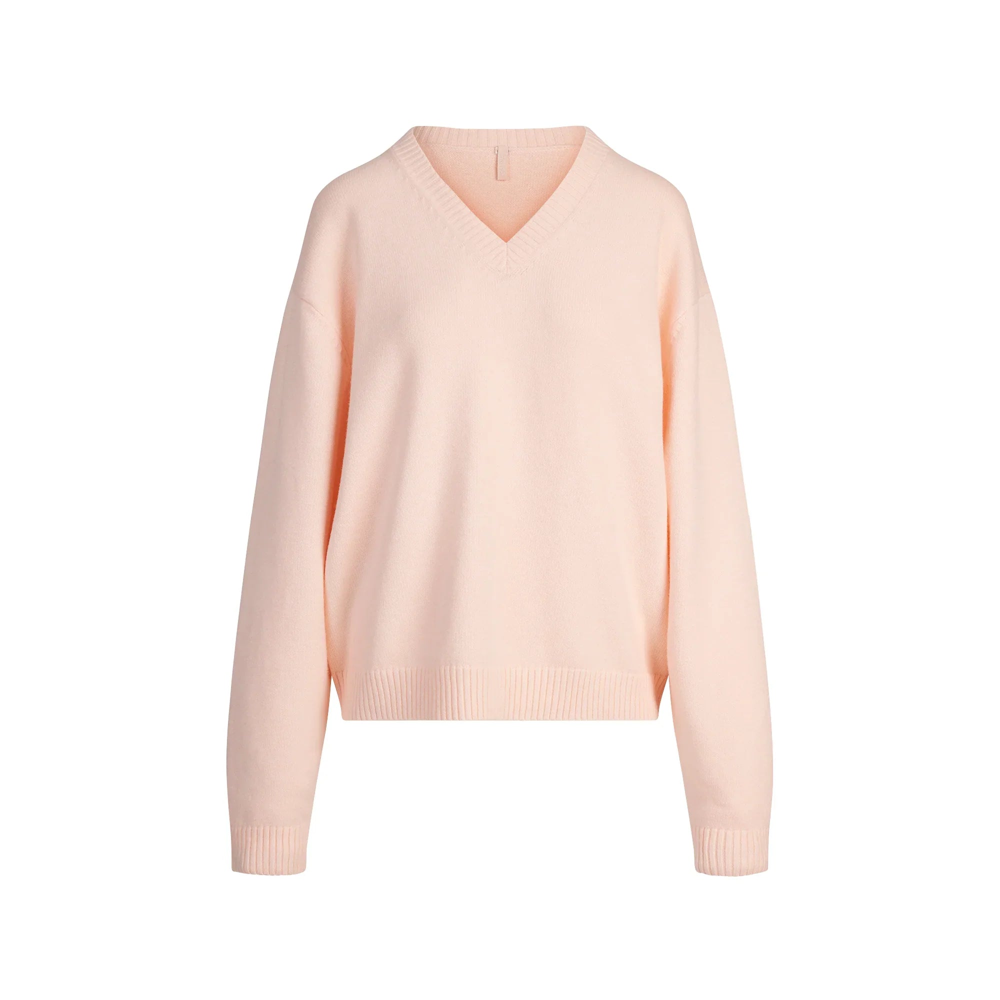SKIMS SWEATER KNITS PULLOVER V NECK | PRIMROSE