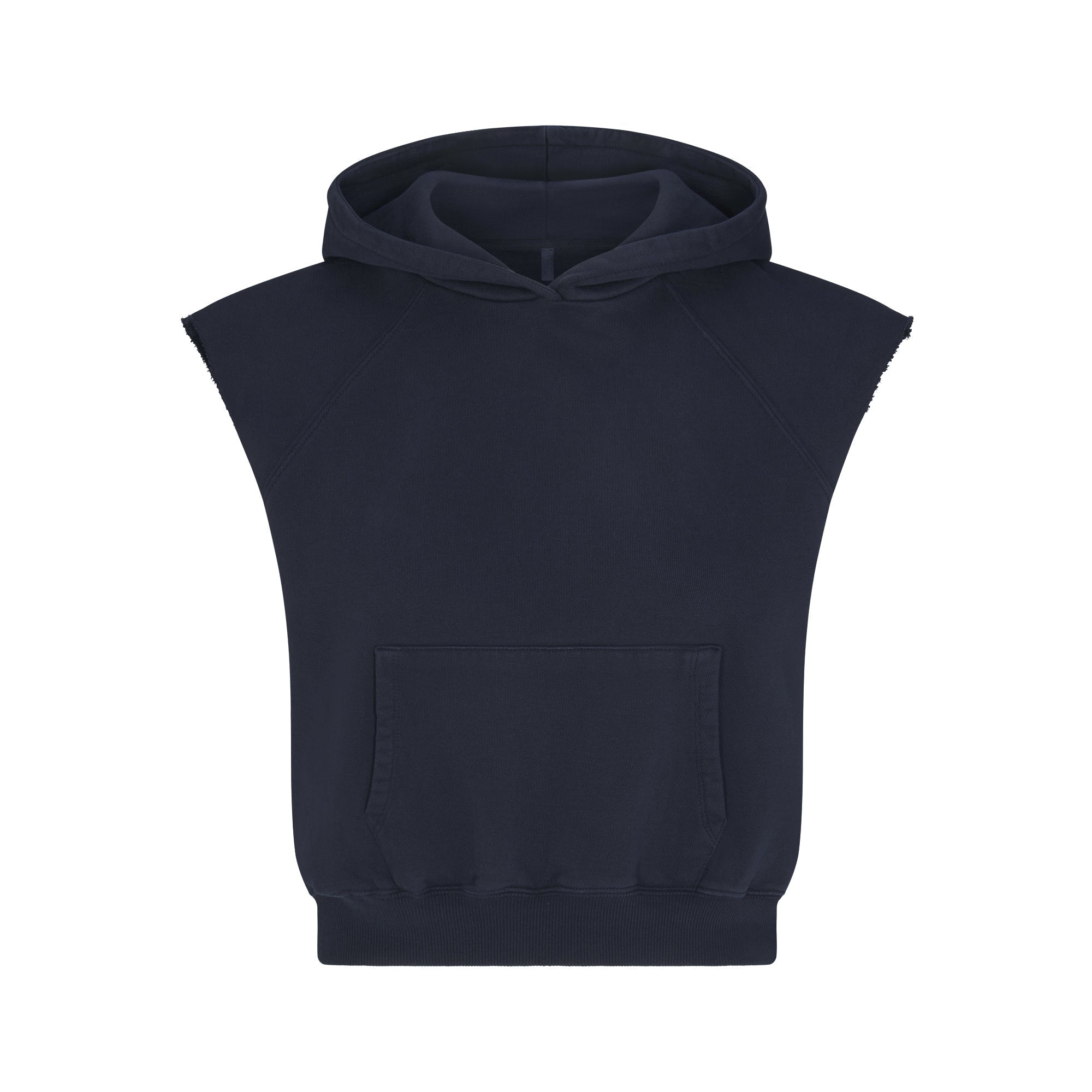 SKIMS BOYFRIEND FLEECE MUSCLE PULLOVER | NAVY - Mind Türkiye