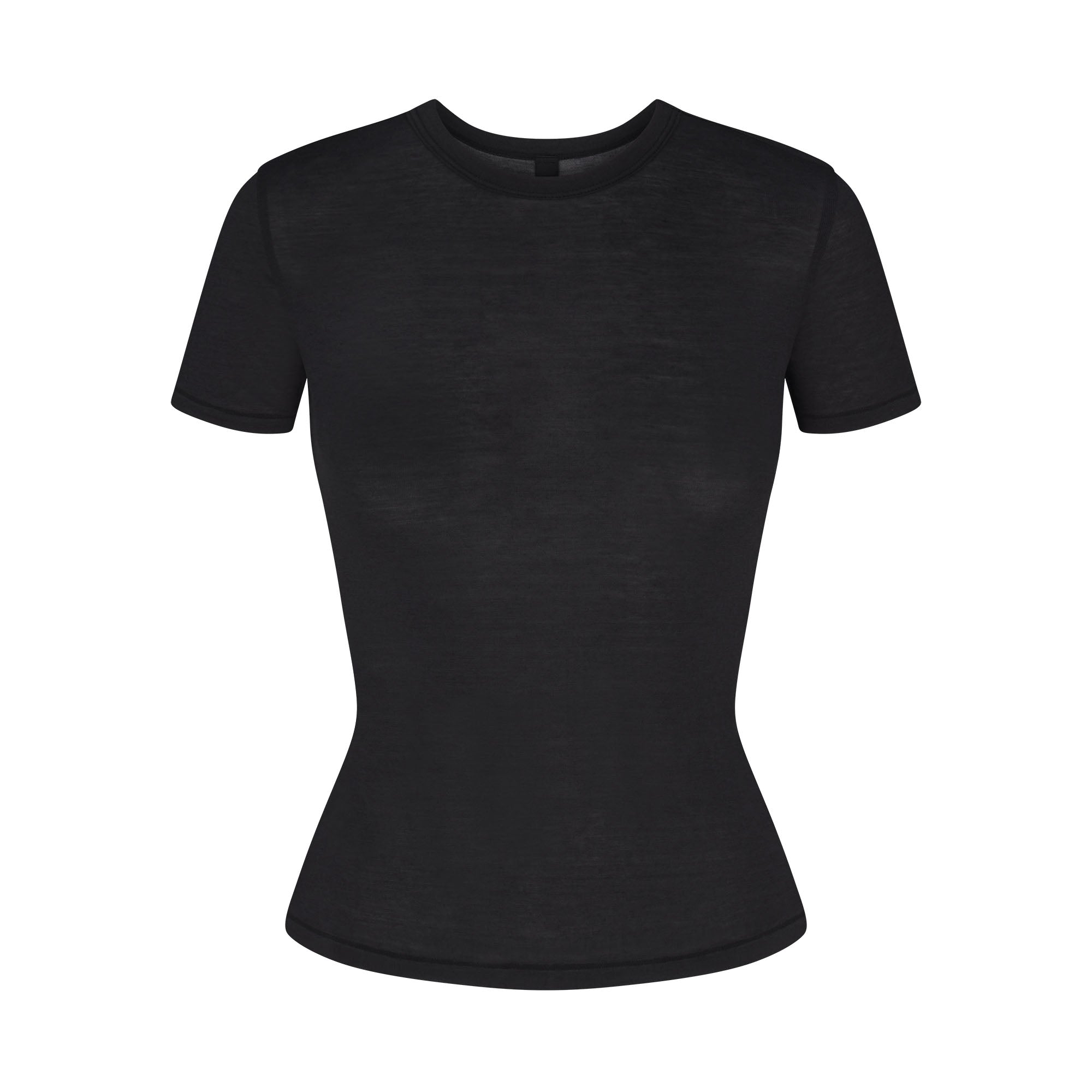 SKIMS SHEER MODAL LONG T-SHIRT | ONYX - Mind Türkiye