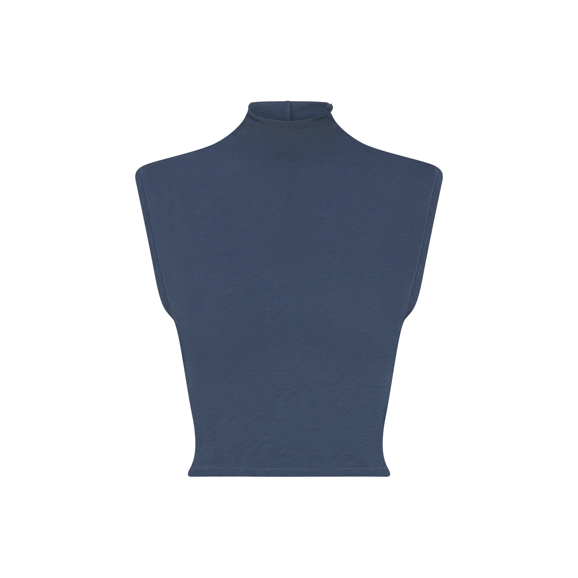 SKIMS WORN IN JERSEY MOCK NECK TANK | INDIGO - Mind Türkiye