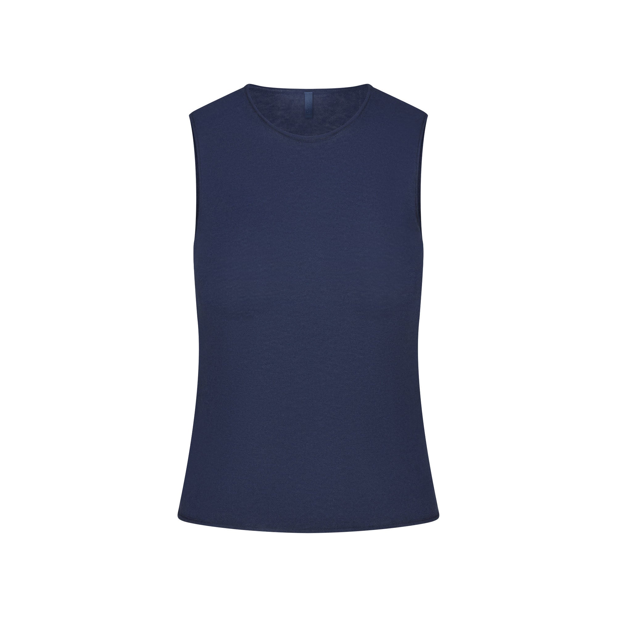 SKIMS FEATHERWEIGHT CASHMERE SLEEVELESS TOP | INDIGO - Mind Türkiye