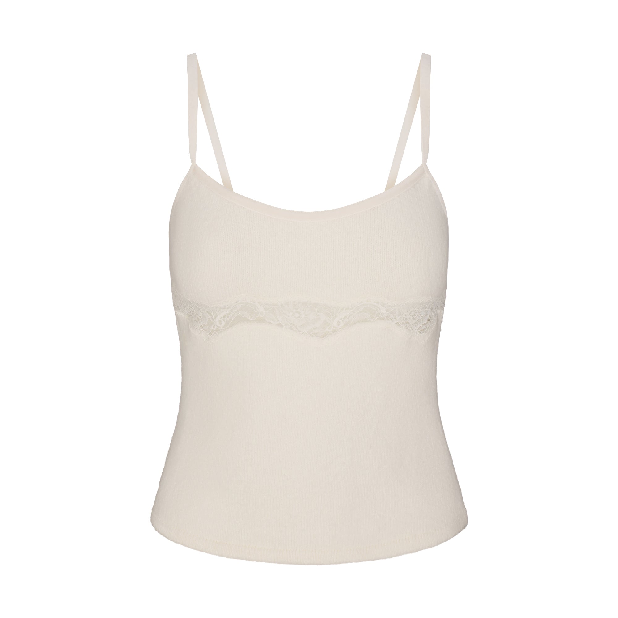 SKIMS LACE KNIT TANK | SUGAR