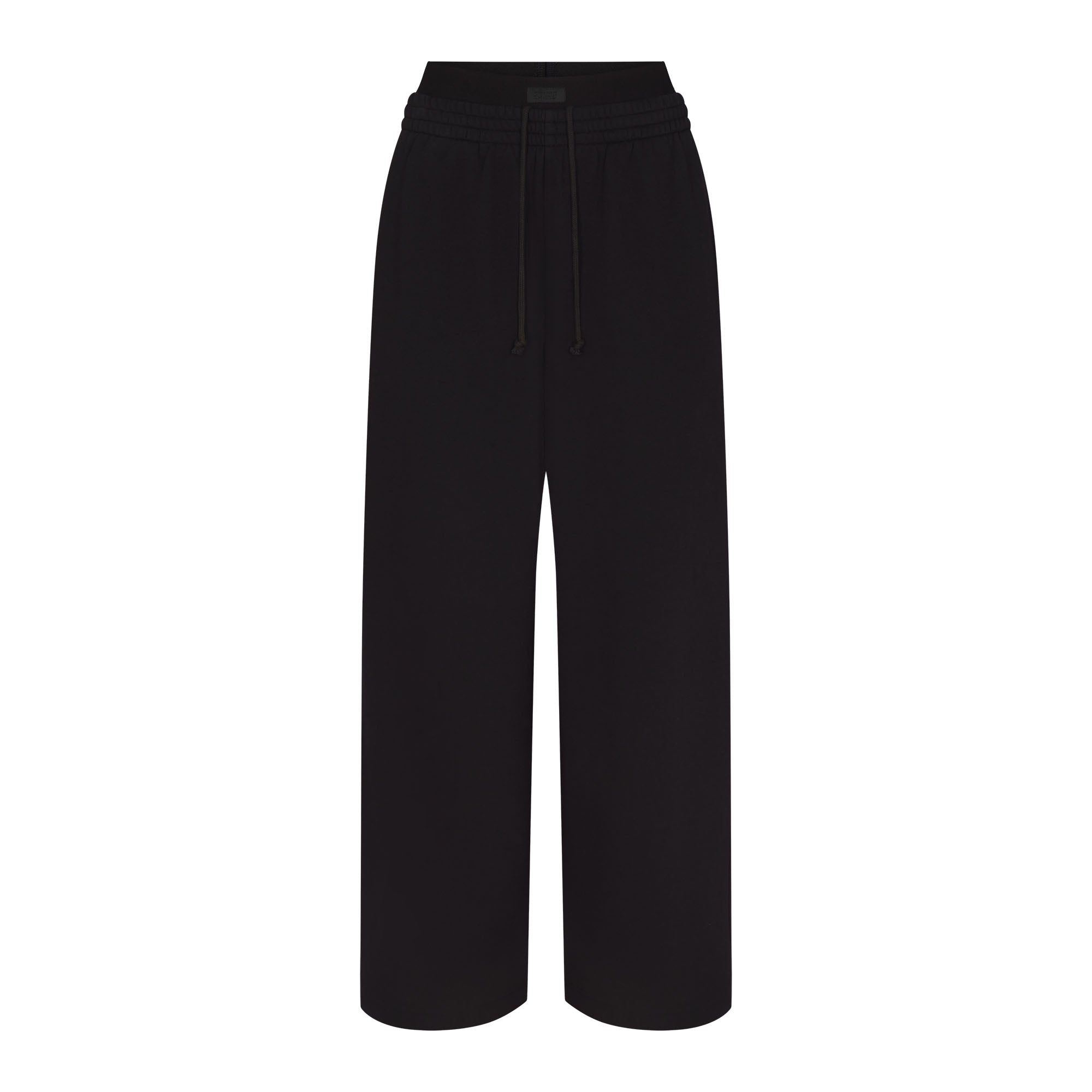 SKIMS COTTON FLEECE OVERBedenD DOUBLE WAISTBAND PANT | ONYX - Mind Türkiye