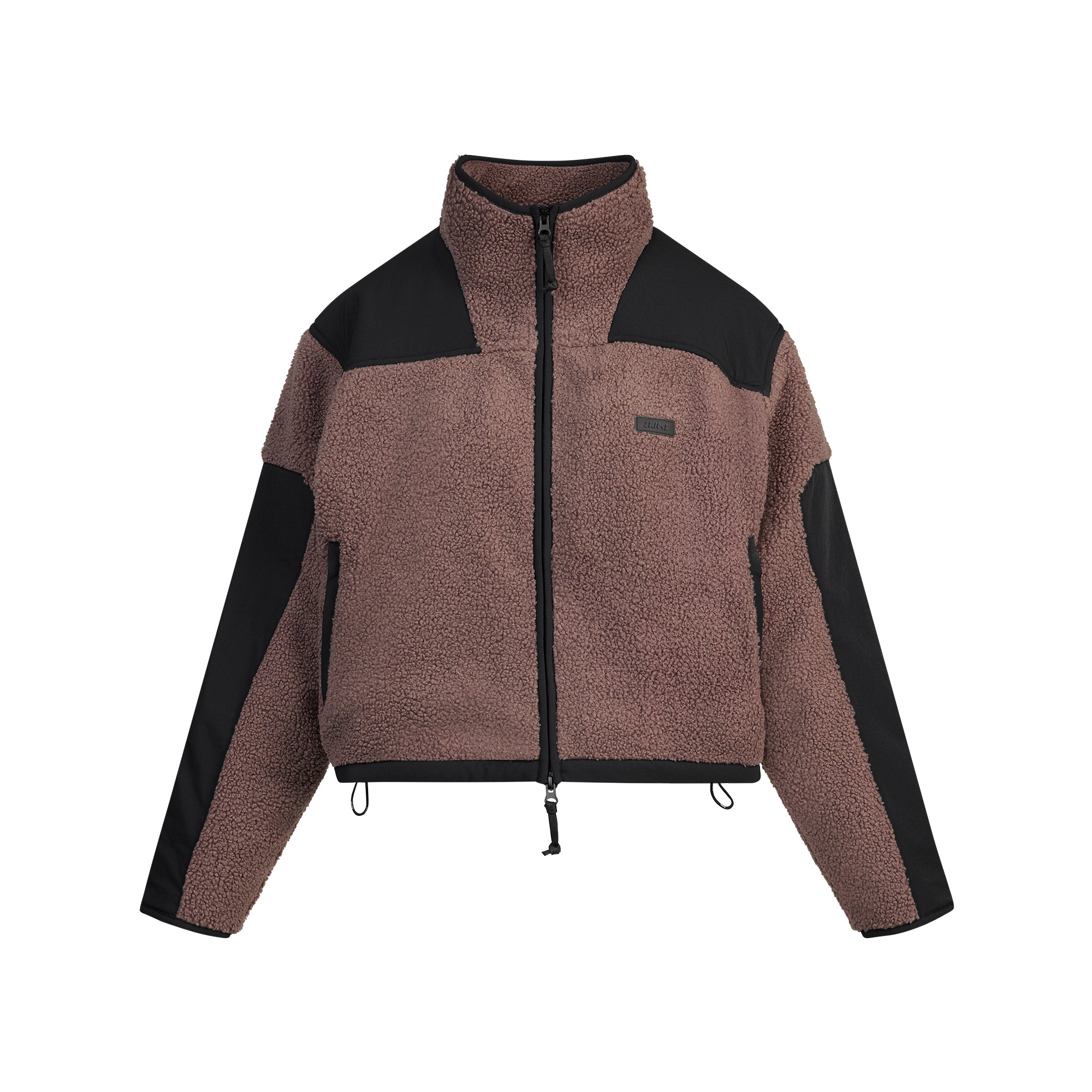 SKIMS TEDDY BOXY ZIP UP JACKET | UMBER - Mind Türkiye