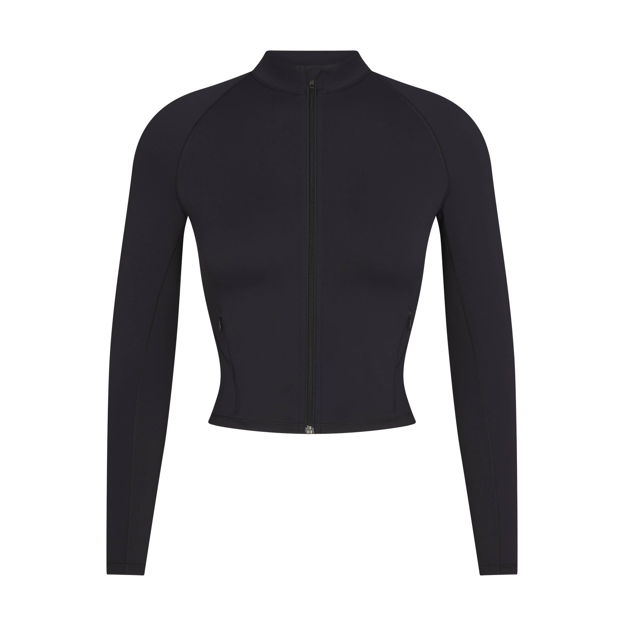 NikeSKIMS MATTE MOCK NECK FULL ZIP JACKET | OBSIDIAN - Mind Türkiye