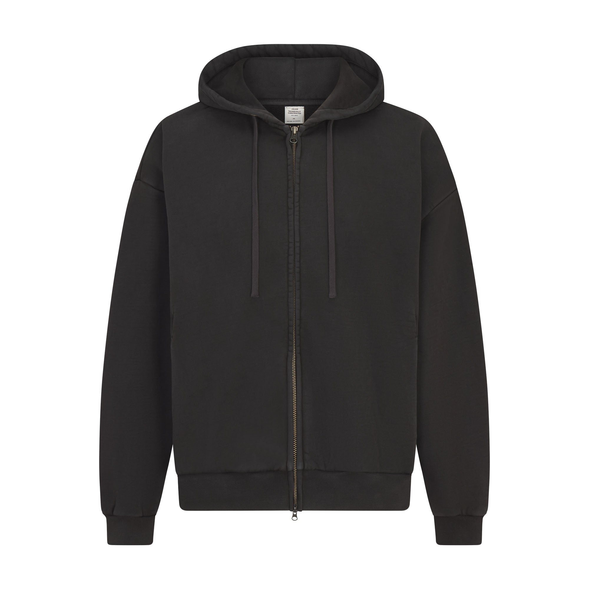 SKIMS HEAVYWEIGHT FLEECE MENS ZIP UP HOODIE | WASHED ONYX - Mind Türkiye