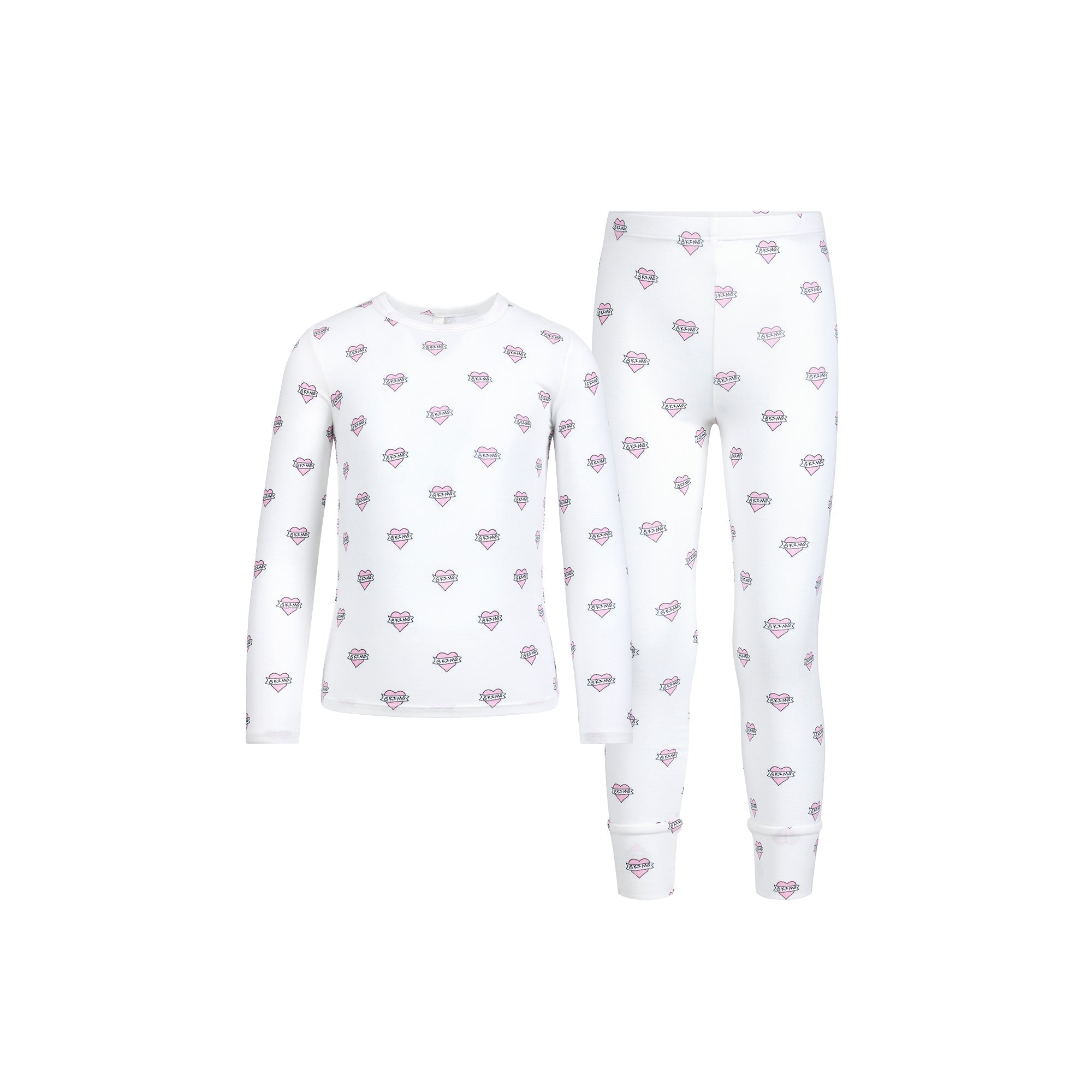 SKIMS SLEEP KIDS SLEEP SET | MARBLE HEART BANNER - Mind Türkiye