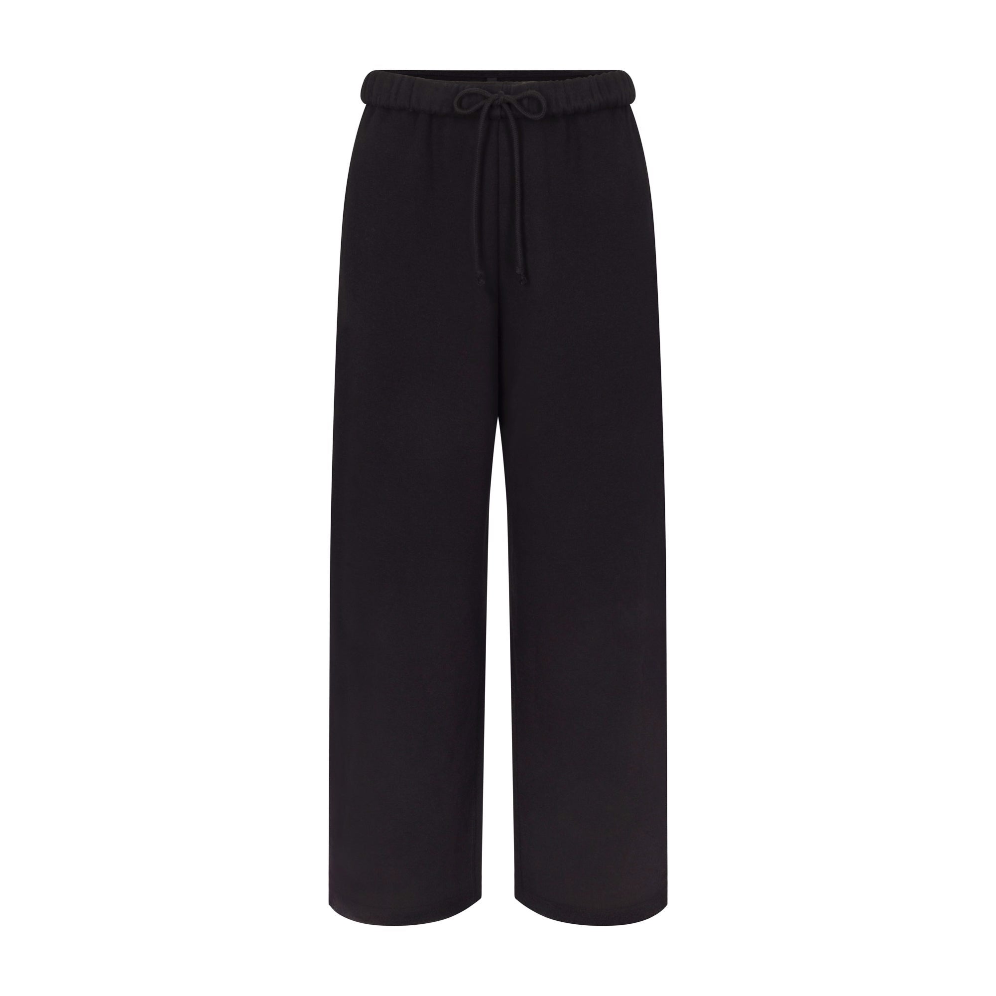 SKIMS COTTON FLEECE CLASSIC STRAIGHT LEG PANT | ONYX - Mind Türkiye