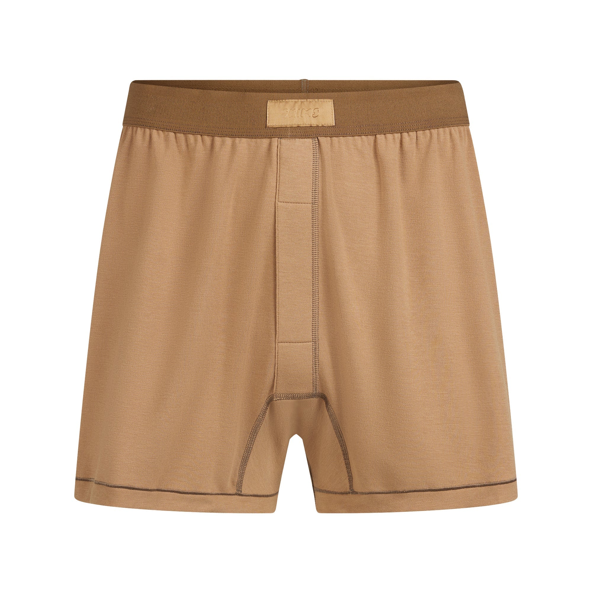 SKIMS COTTON MENS KNIT BOXER | RUSSET - Mind Türkiye