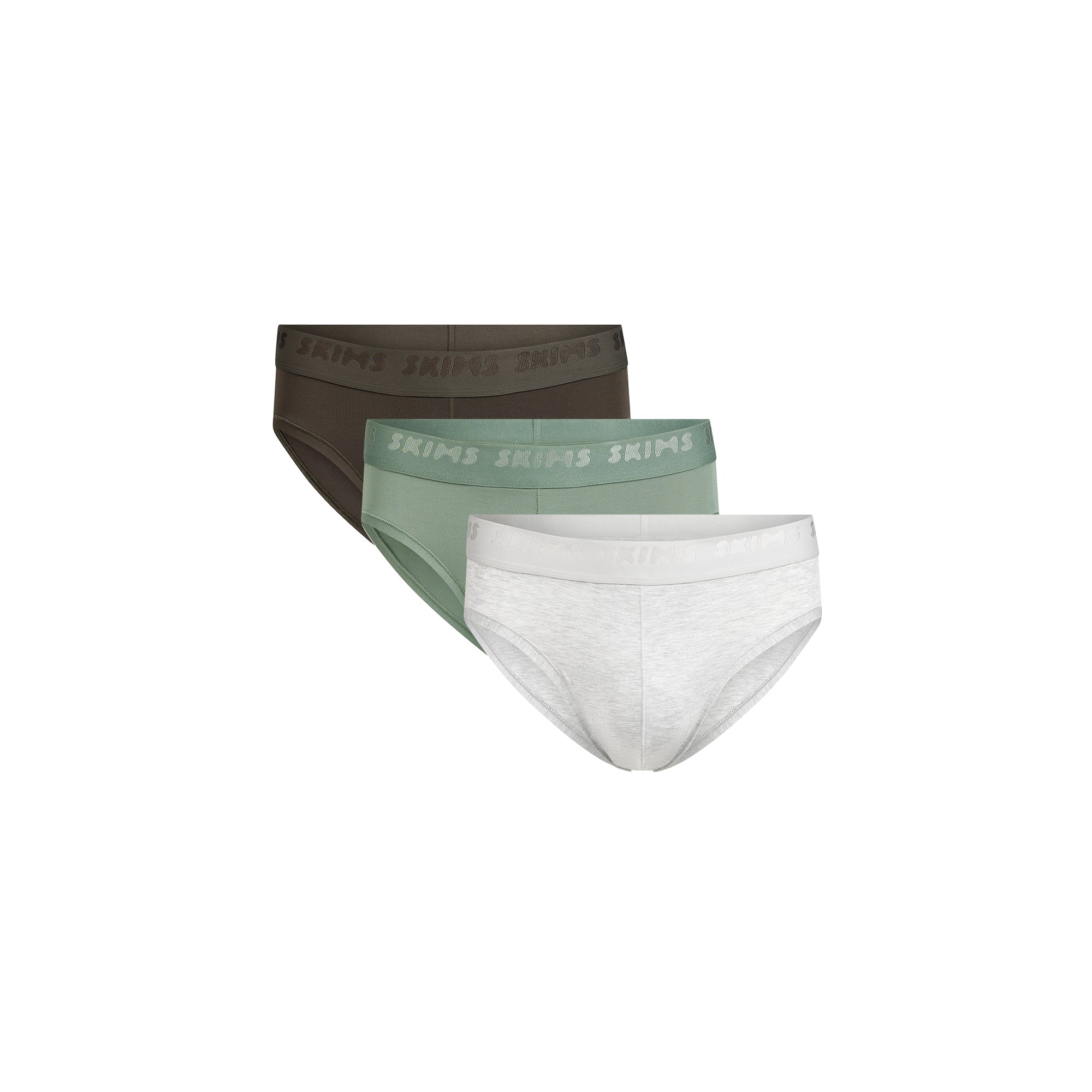 SKIMS STRETCH MENS BRIEF 3-PACK | LAUREL MULTI - Mind Türkiye