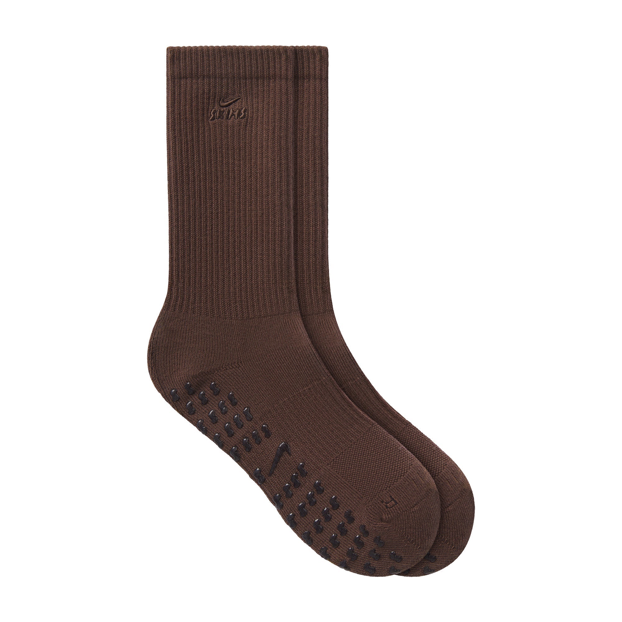 NikeSKIMS ACCESSORIES DRI-FIT PILATES GRIP CREW SOCK | DARK SEPIA - Mind Türkiye