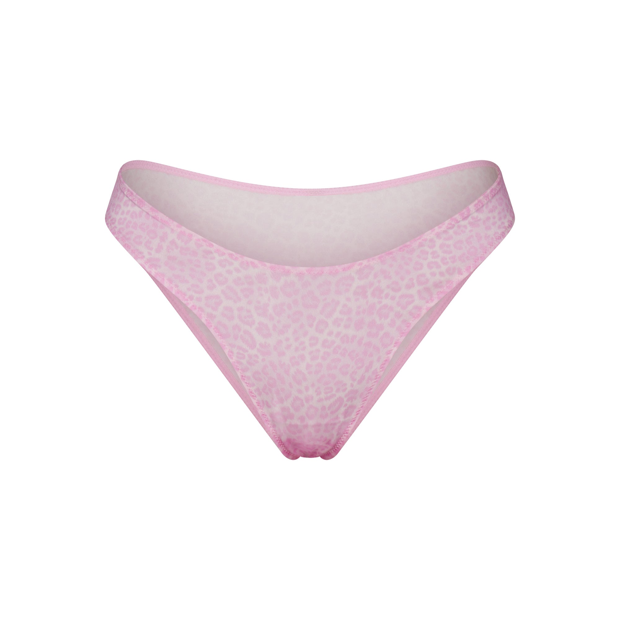 SKIMS SHINE FOUNDATIONS DIPPED BIKINI | BUBBLE GUM LEOPARD PRINT - Mind Türkiye