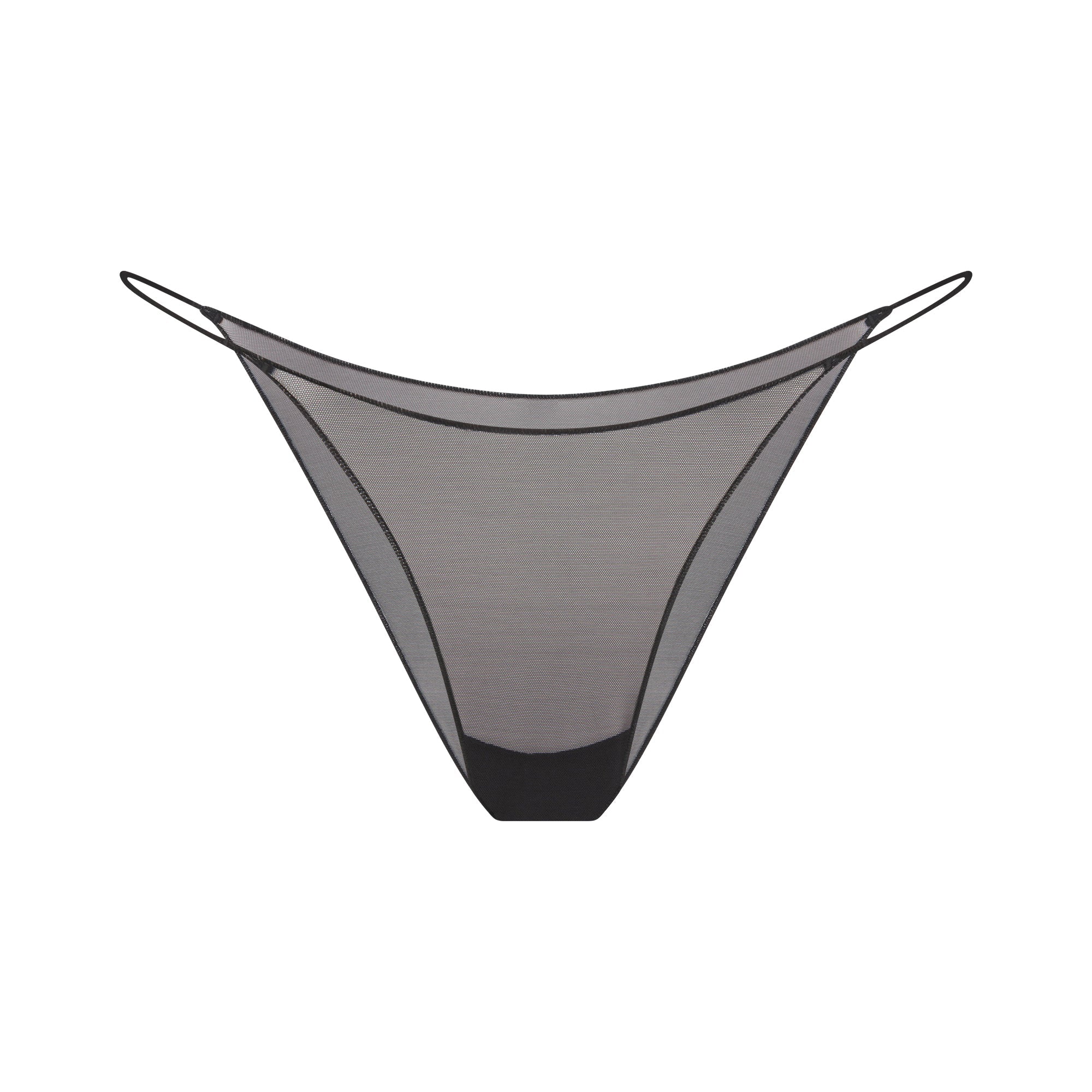 SKIMS ULTRA FINE MESH STRING BIKINI | OBSIDIAN - Mind Türkiye