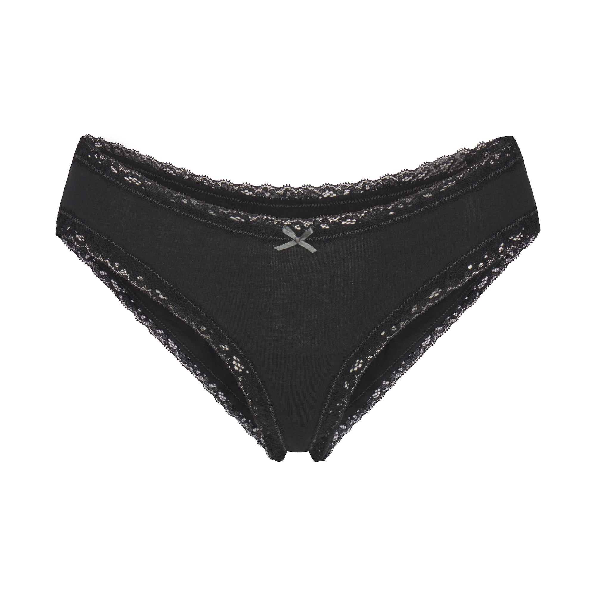 SKIMS LIGHTWEIGHT COTTON LACE BRIEF | SOOT - Mind Türkiye