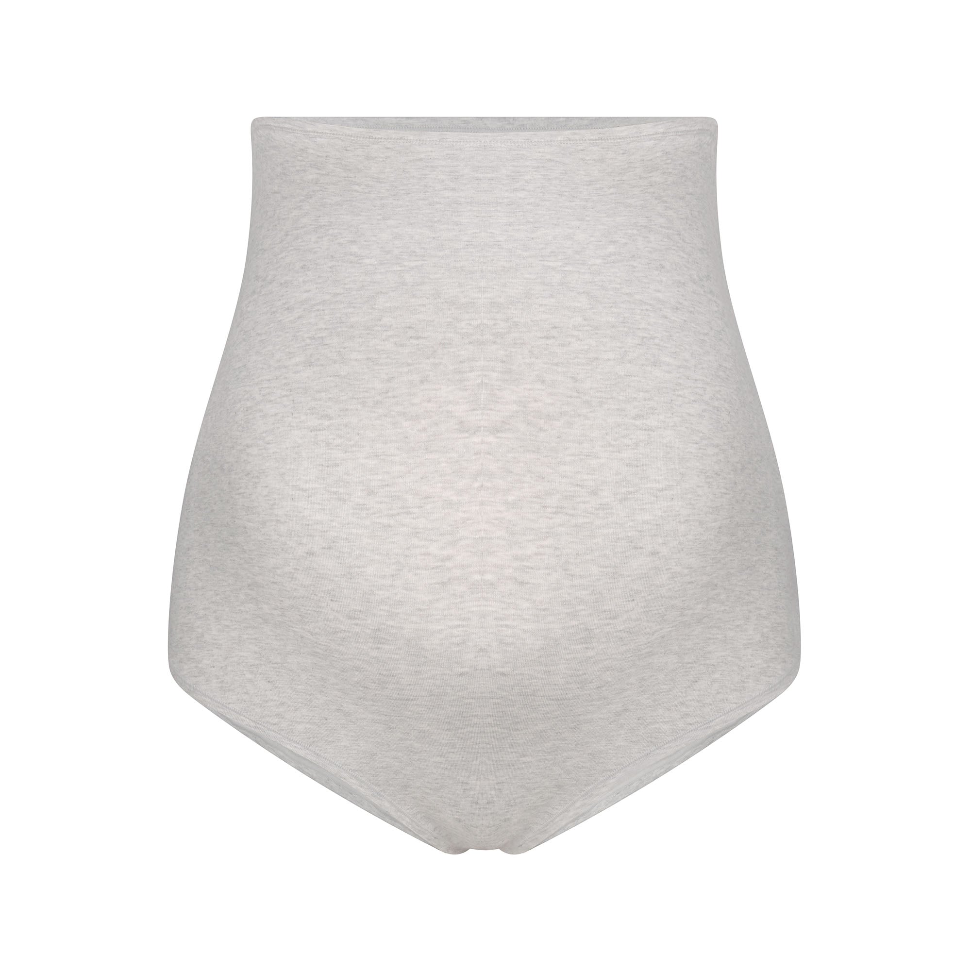 SKIMS COTTON JERSEY MATERNITY HIGH-WAISTED BRIEF | LIGHT HEATHER GREY - Mind Türkiye