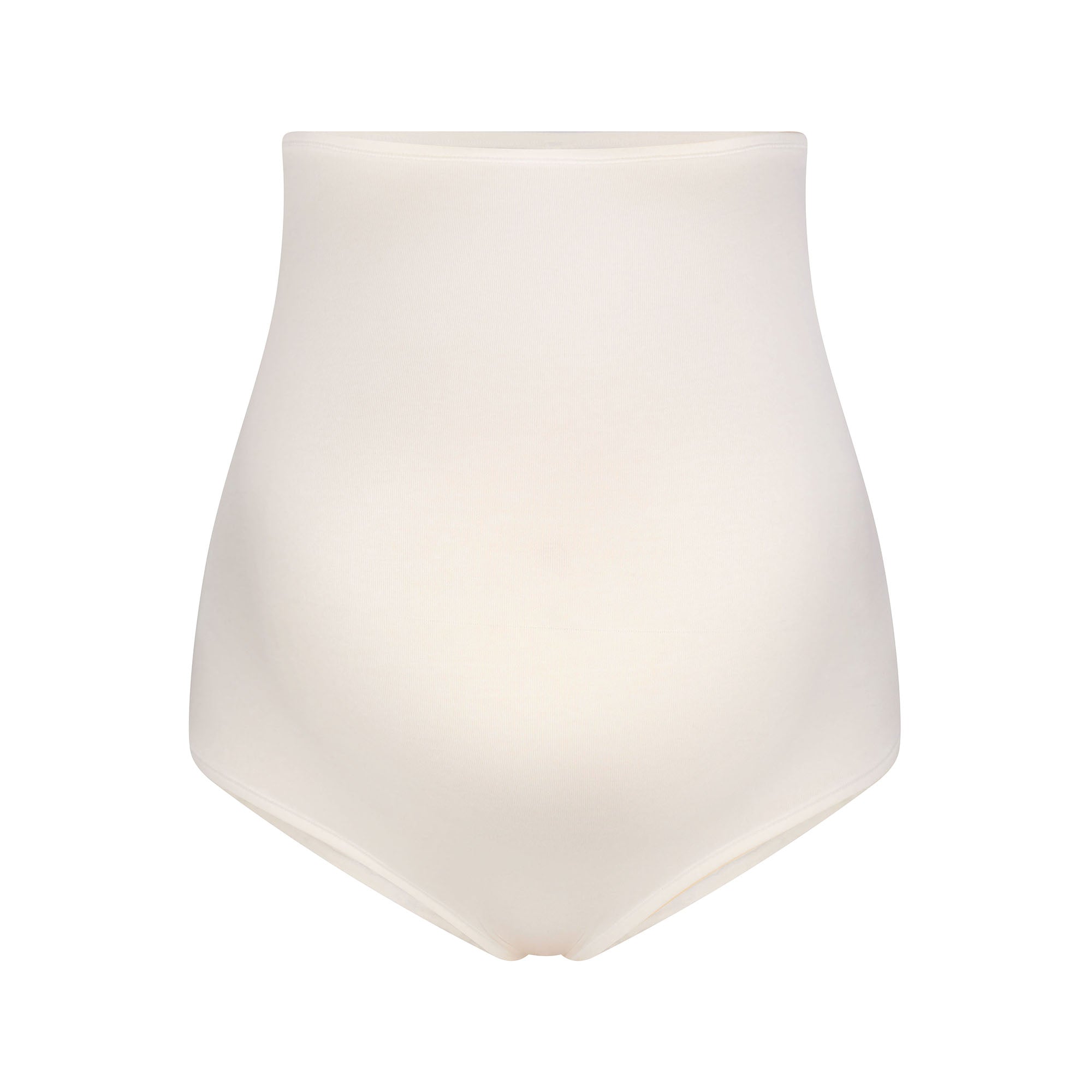 SKIMS COTTON JERSEY MATERNITY HIGH-WAISTED BRIEF | MARBLE