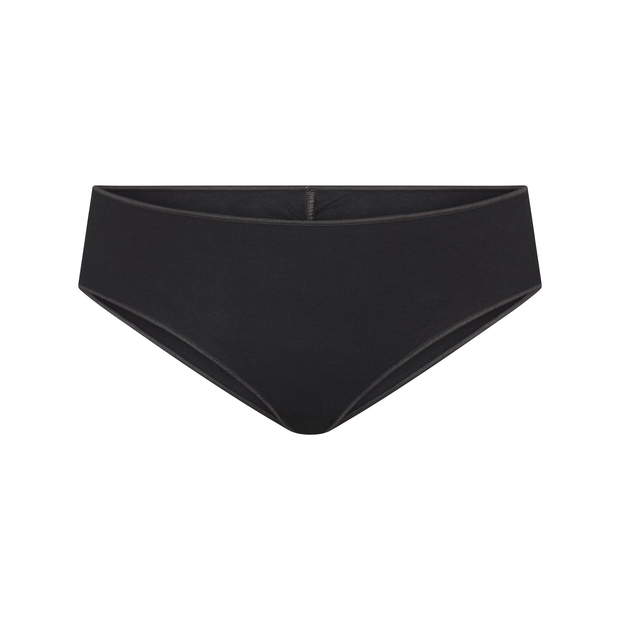 SKIMS LIGHTWEIGHT COTTON RUCHED BACK HIPSTER | SOOT TONAL - Mind Türkiye