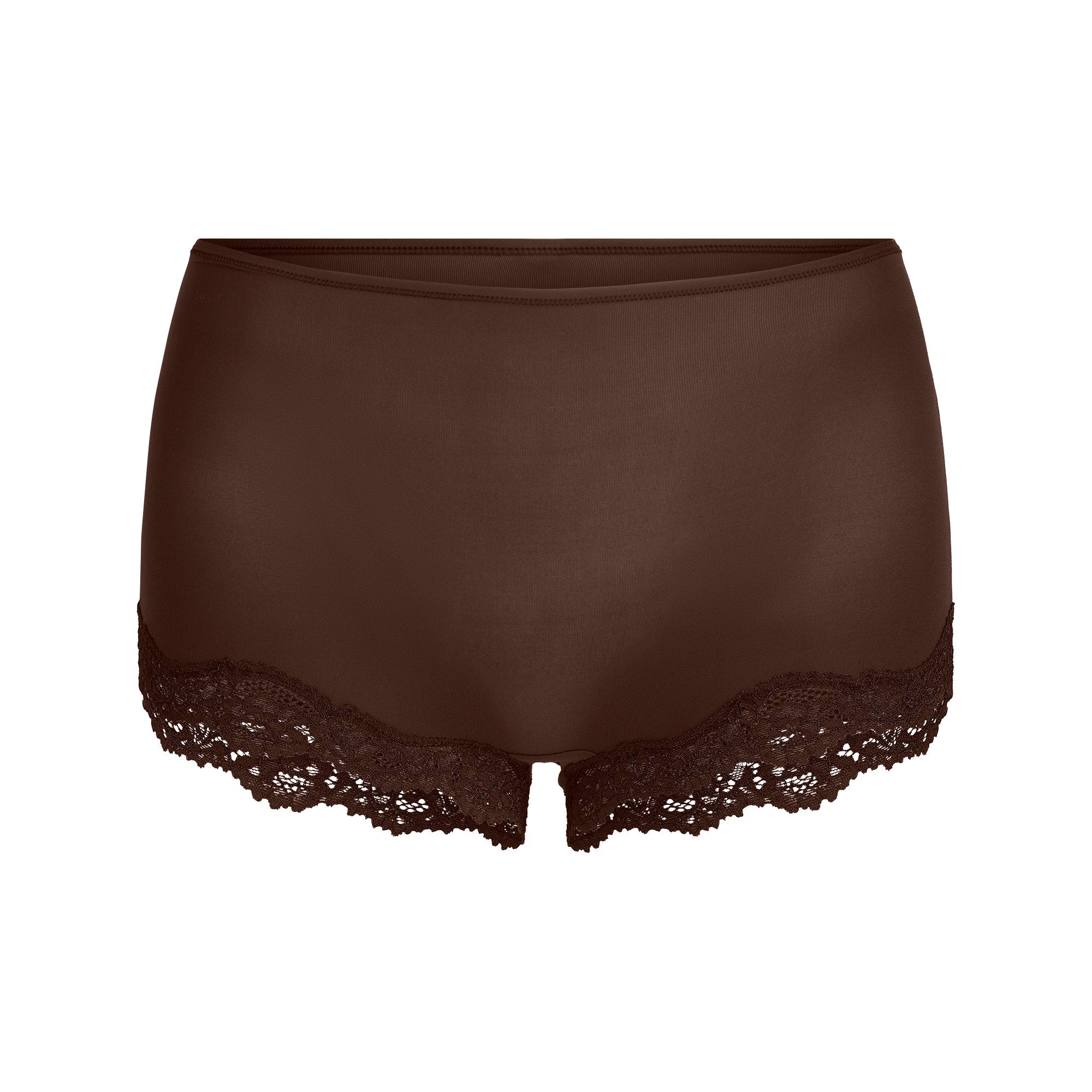 SKIMS FITS EVERYBODY LACE BOY SHORT | ESPRESSO - Mind Türkiye
