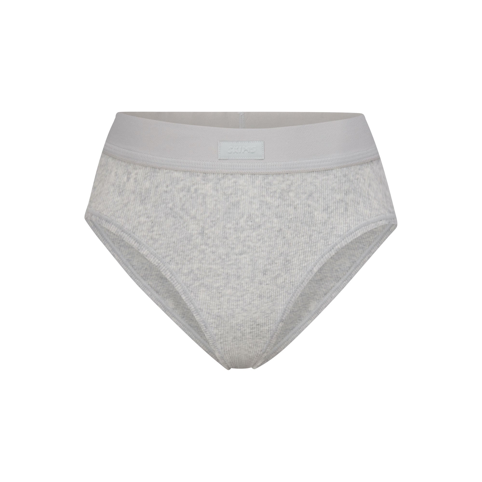 SKIMS COTTON RIB BRIEF | LIGHT HEATHER GREY - Mind Türkiye