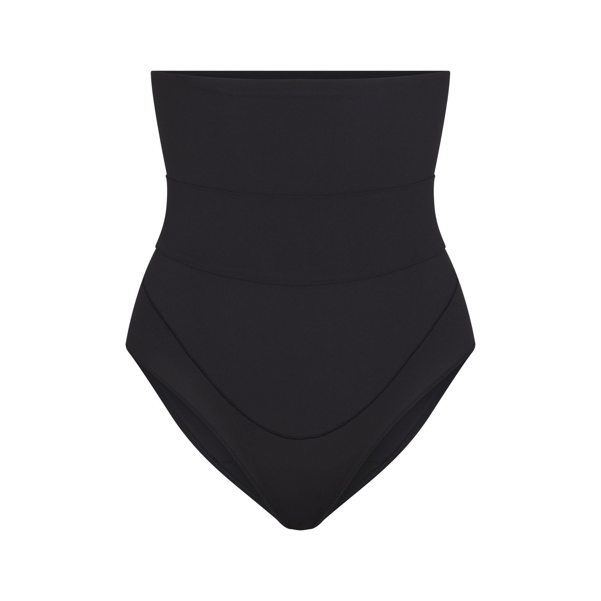 SKIMS FITS EVERYBODY MATERNITY BANDED HIGH-WAISTED BRIEF | ONYX