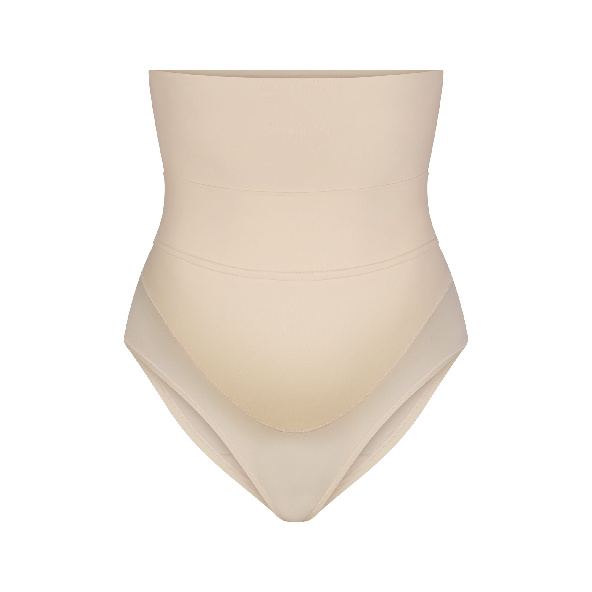 SKIMS FITS EVERYBODY MATERNITY BANDED HIGH-WAISTED BRIEF | SAND - Mind Türkiye