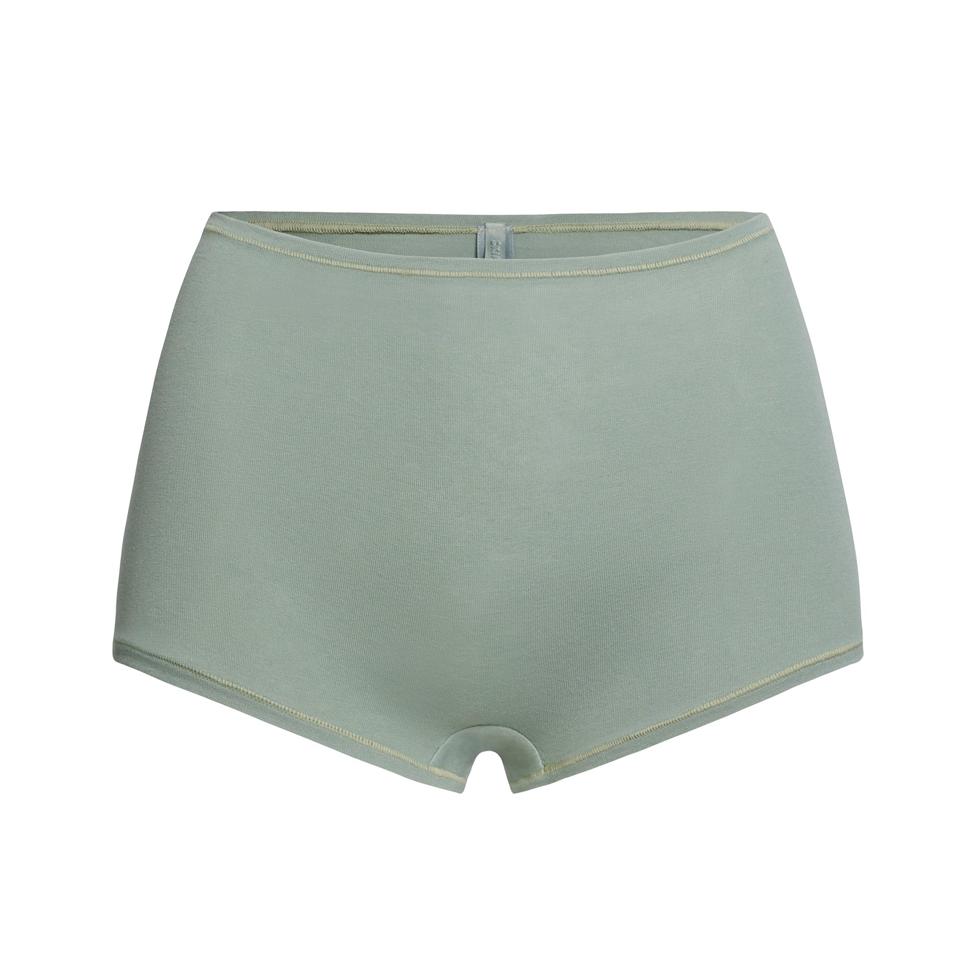 SKIMS COTTON JERSEY BOY SHORT | MINERAL
