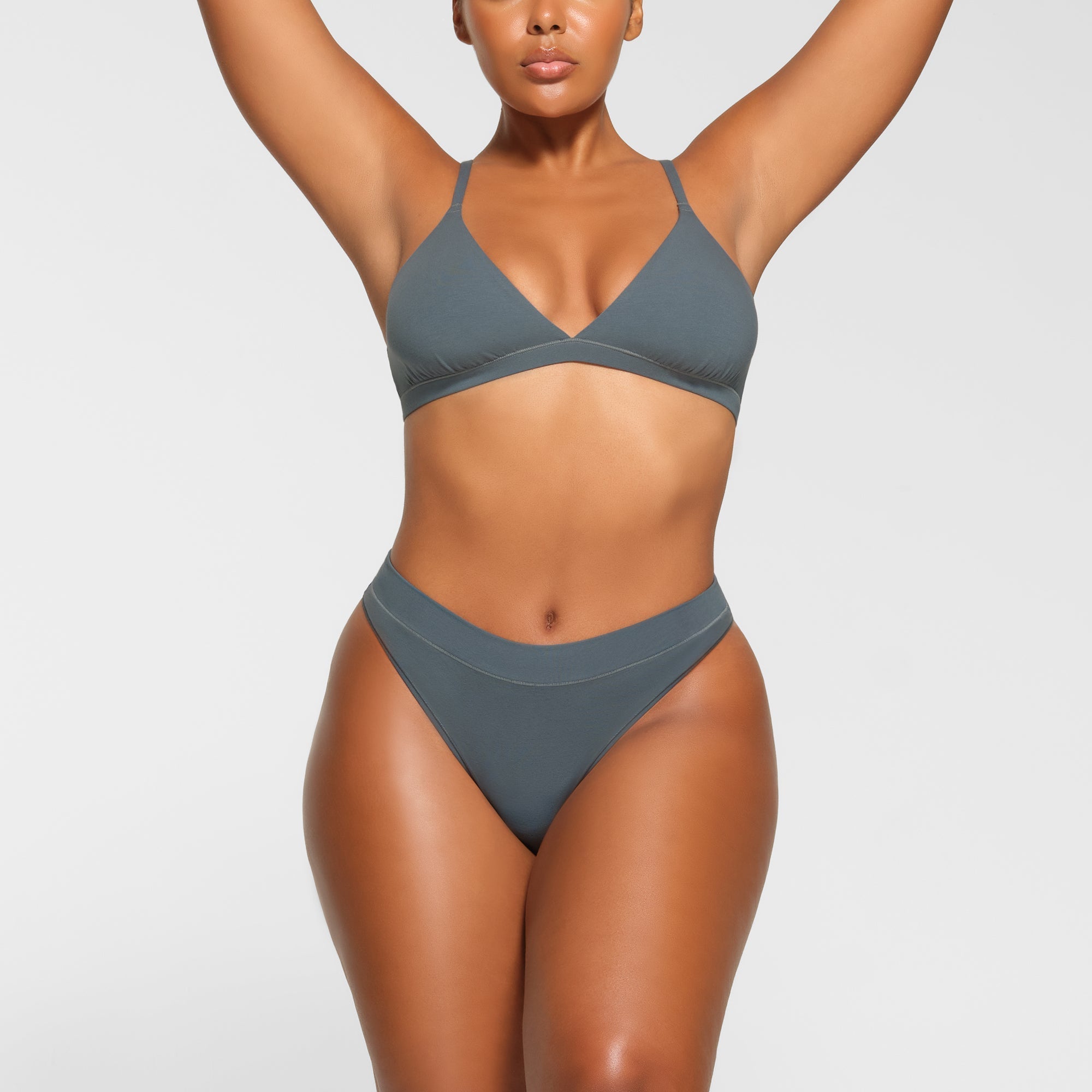 SKIMS COTTON JERSEY CHEEKY TANGA | KYANITE - Mind Türkiye