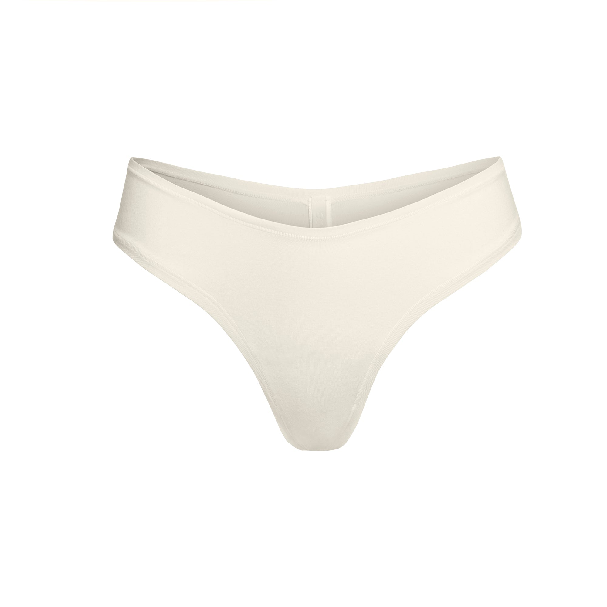 SKIMS COTTON JERSEY DIPPED THONG | BONE - Mind Türkiye