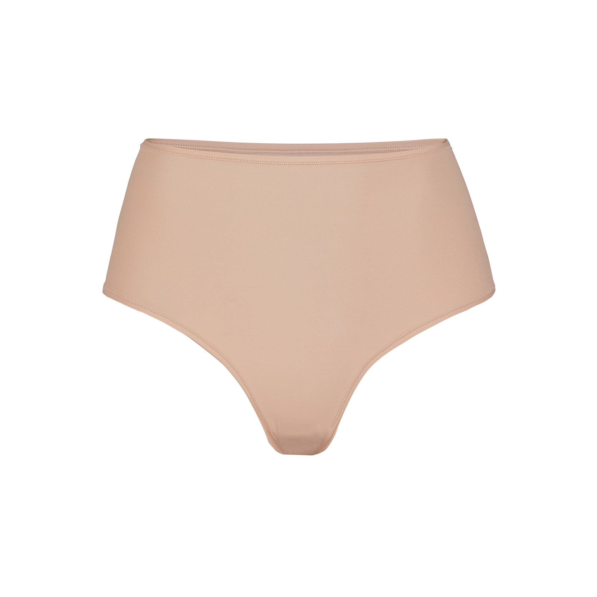 SKIMS FITS EVERYBODY HIGH-WAISTED THONG | CLAY