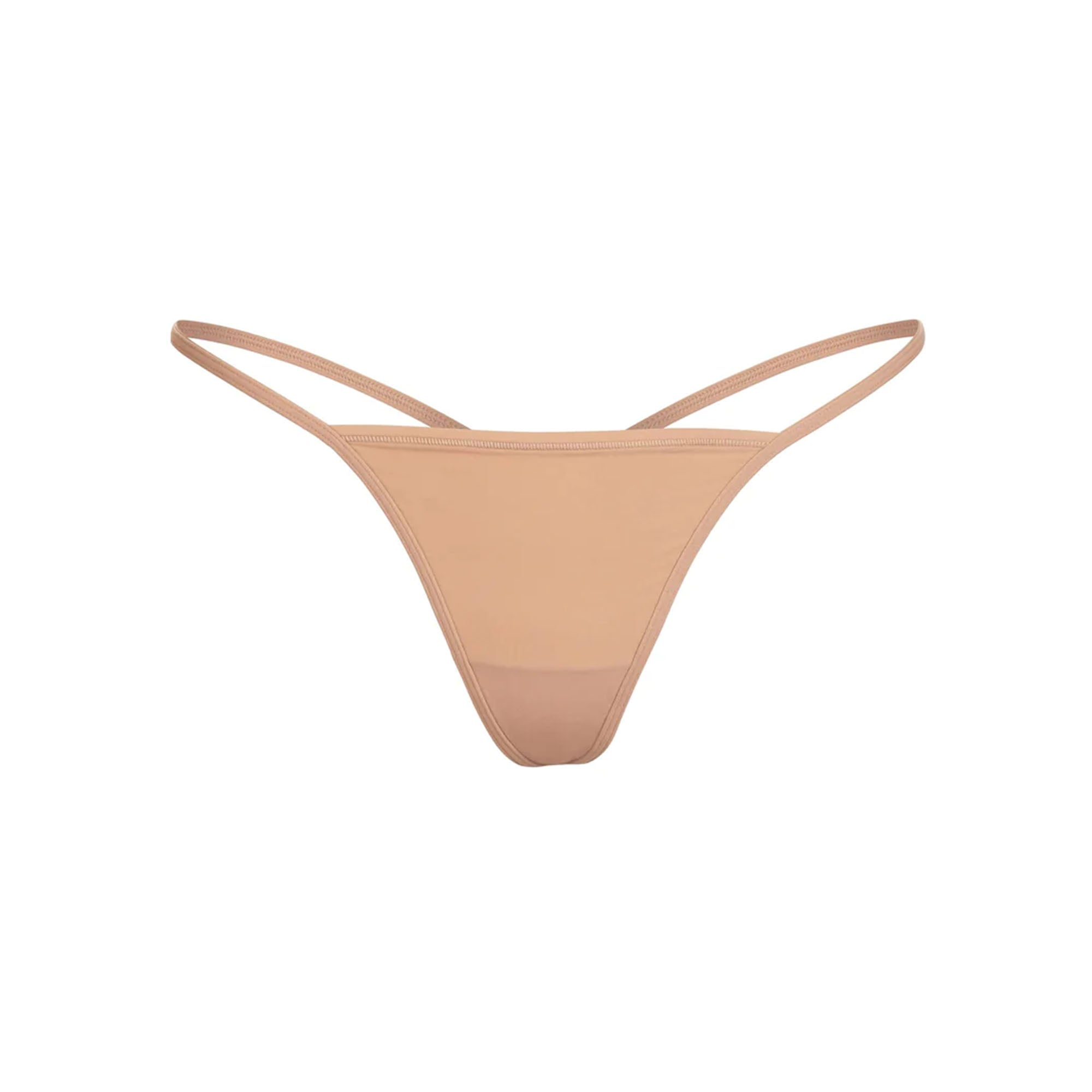 SKIMS FITS EVERYBODY T-STRING THONG | OCHRE