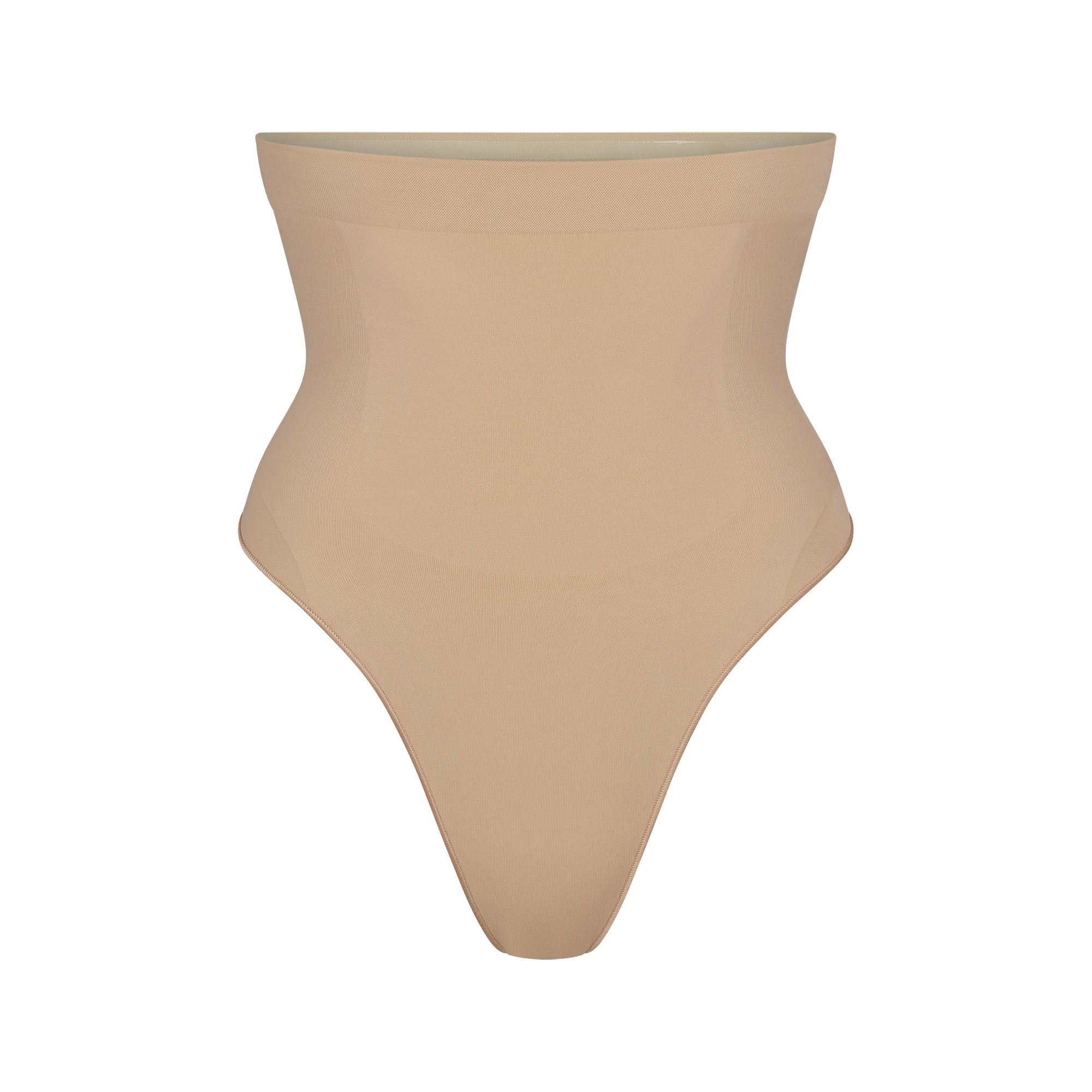 SKIMS SEAMLESS SCULPT HIGH-WAISTED THONG | CLAY - Mind Türkiye