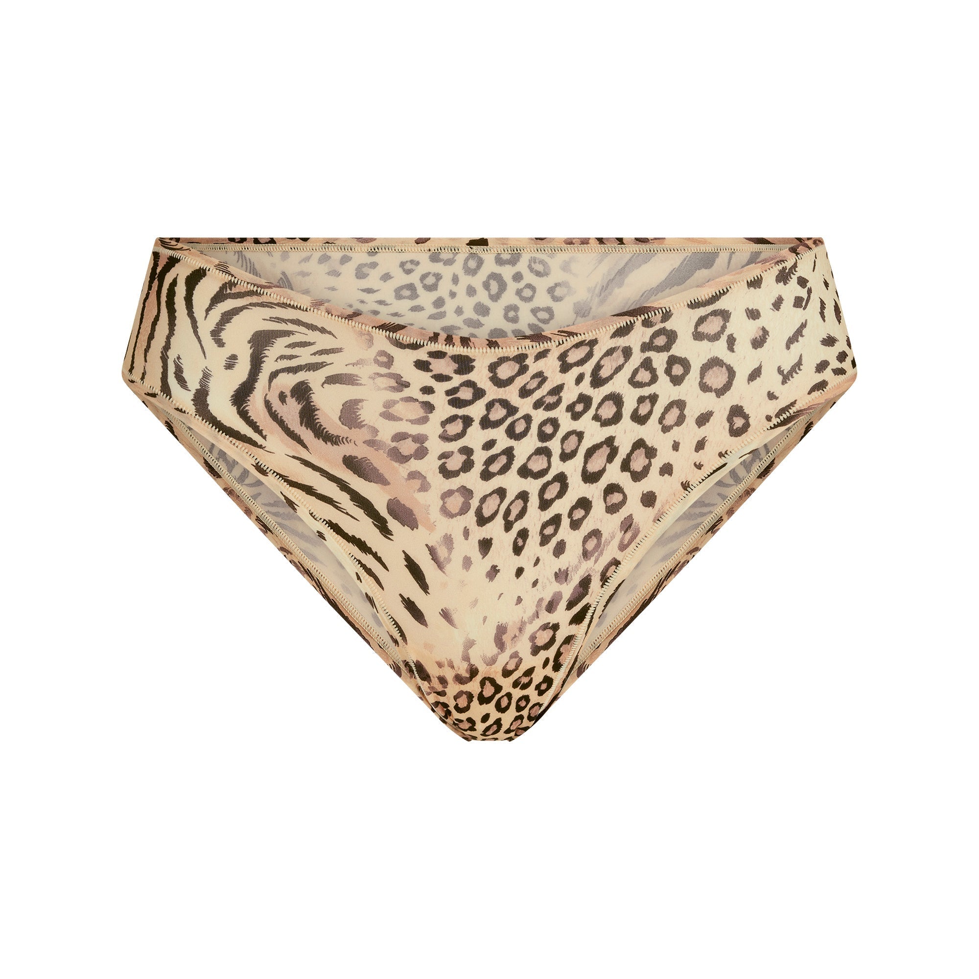 SKIMS FITS EVERYBODY CHEEKY BRIEF | SAND MULTI ANIMAL - Mind Türkiye