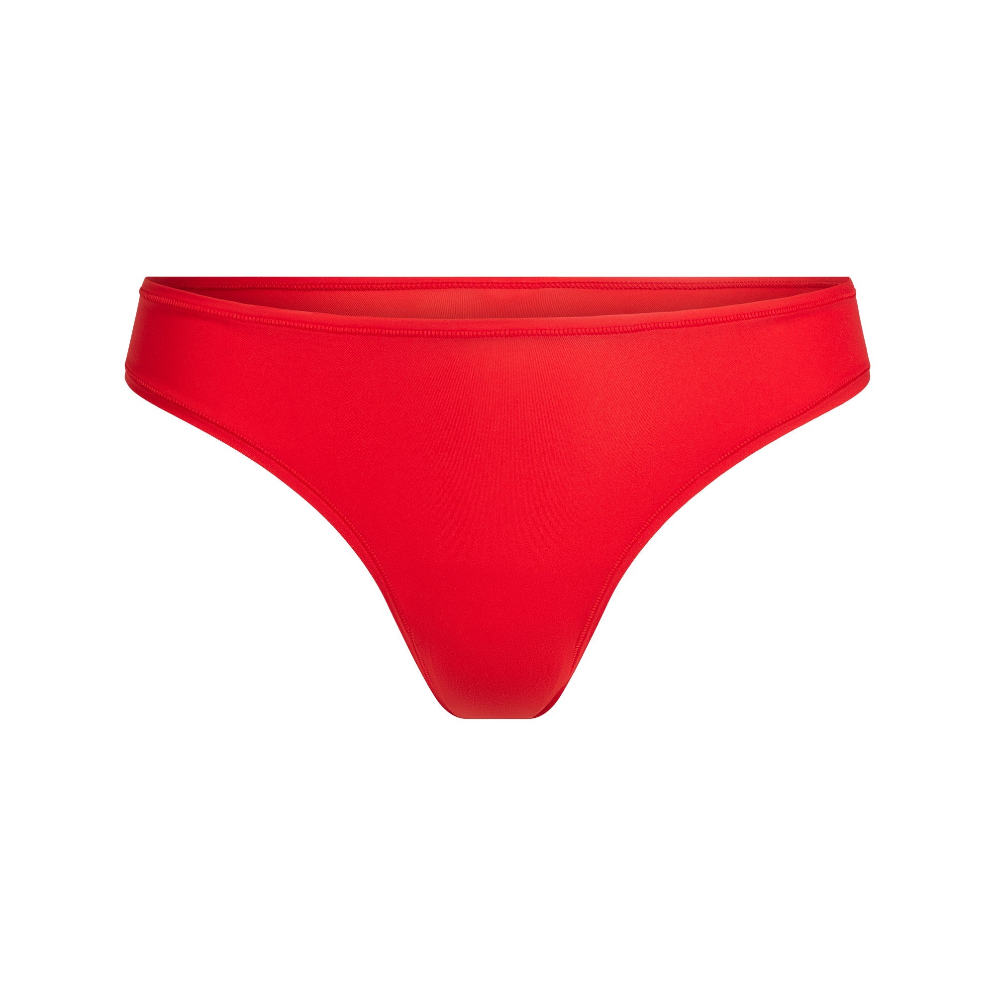 SKIMS FITS EVERYBODY DIPPED FRONT THONG | CHERRY - Mind Türkiye