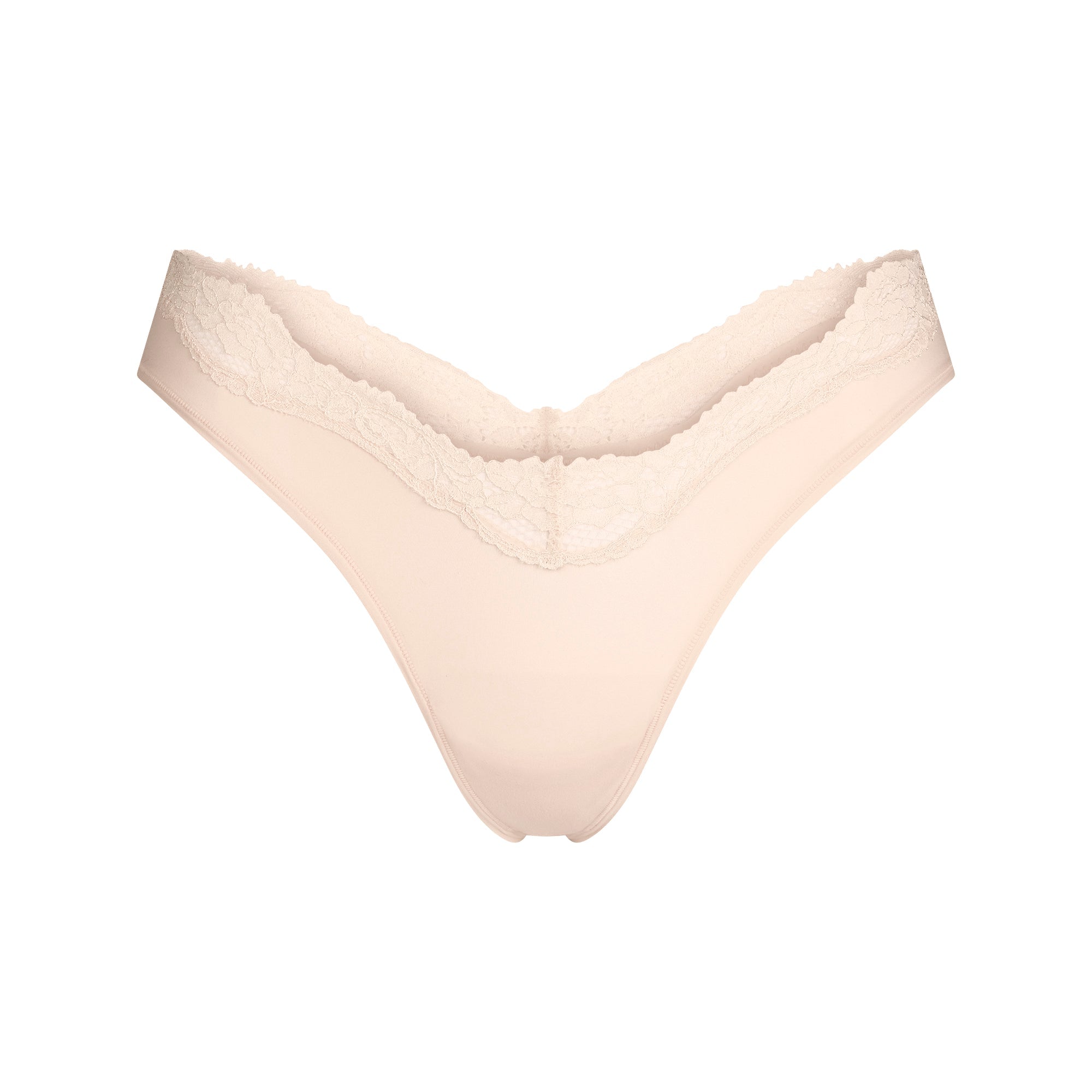 SKIMS FITS EVERYBODY LACE DIPPED THONG | PRIMROSE - Mind Türkiye