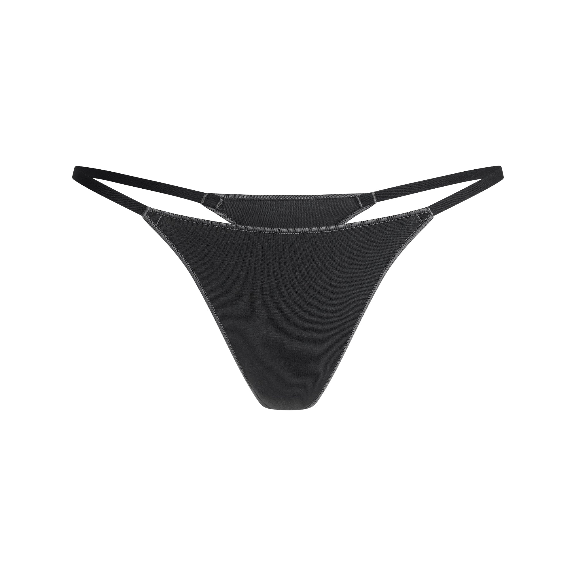 SKIMS LIGHTWEIGHT COTTON STRING THONG | SOOT TONAL - Mind Türkiye