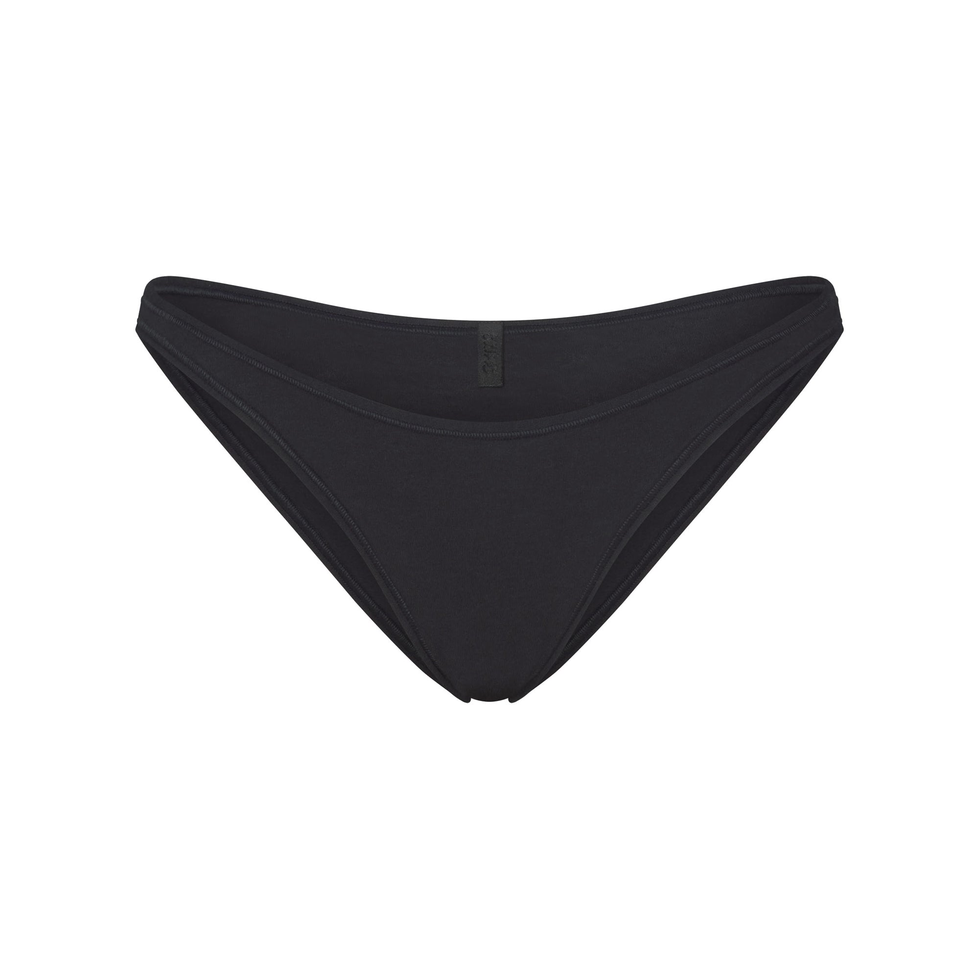 SKIMS EVERYDAY COTTON BIKINI | ONYX