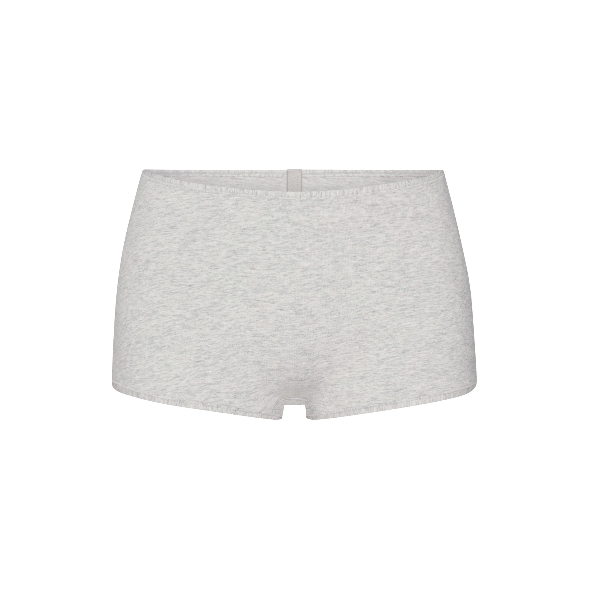 SKIMS EVERYDAY COTTON BOY SHORT | LIGHT HEATHER GREY - Mind Türkiye