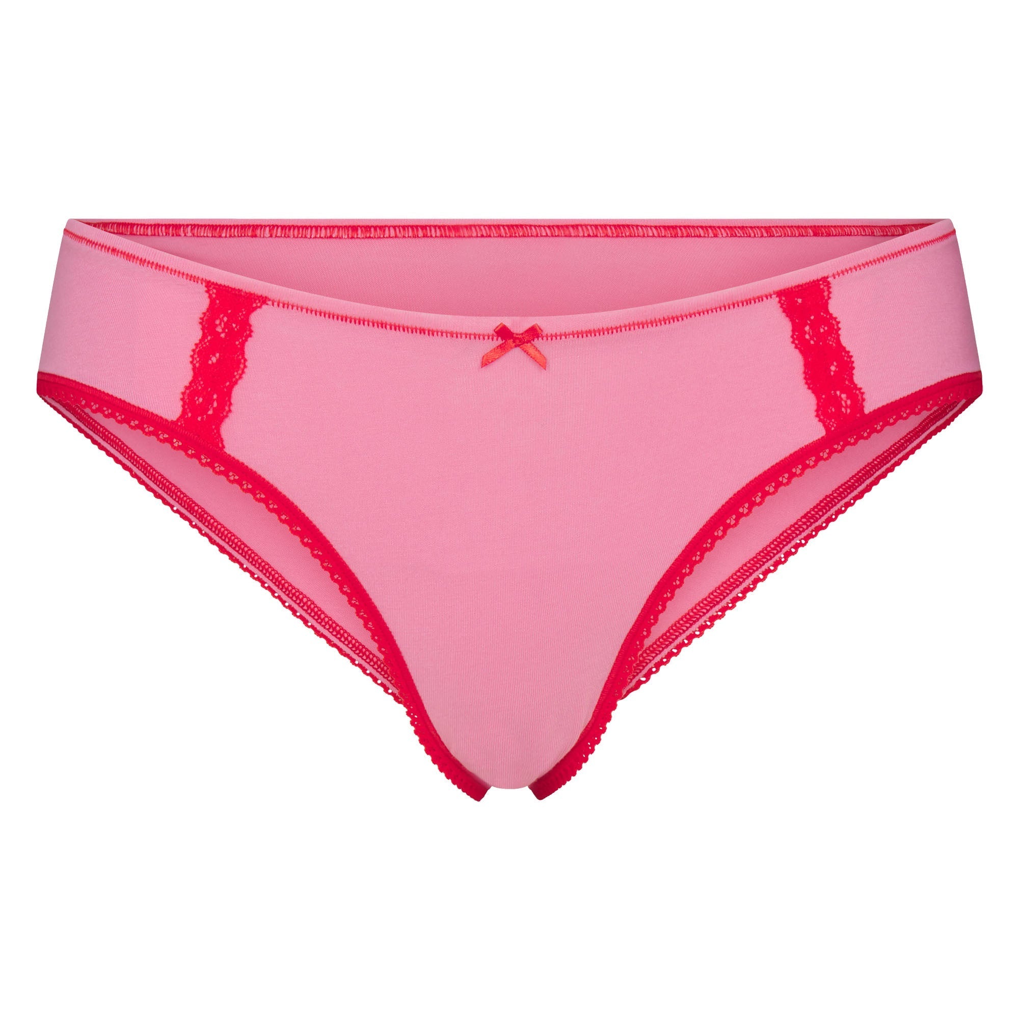 SKIMS LIGHTWEIGHT COTTON LACE HIPSTER | CARNATION CONTRAST - Mind Türkiye