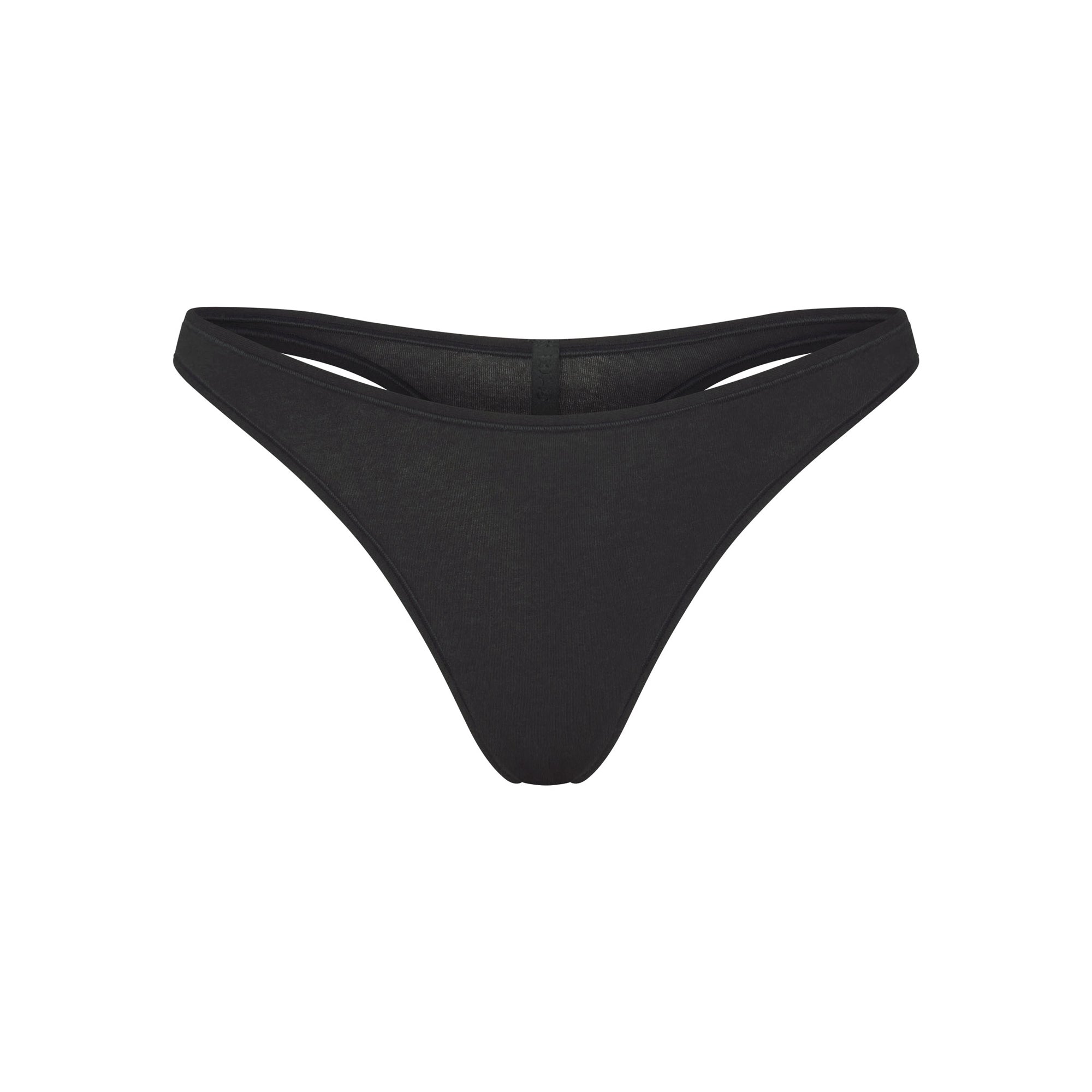 SKIMS EVERYDAY COTTON THONG | ONYX - Mind Türkiye