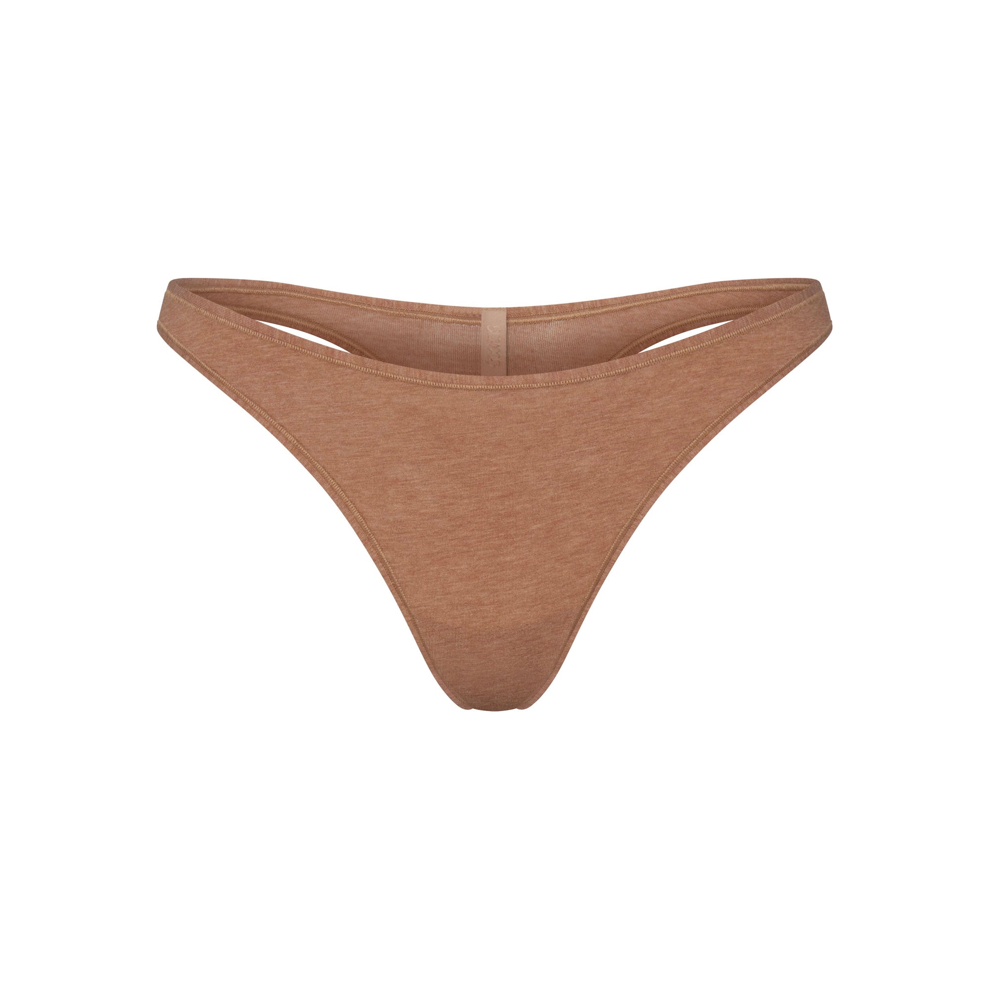 SKIMS EVERYDAY COTTON THONG | SIENNA HEATHER