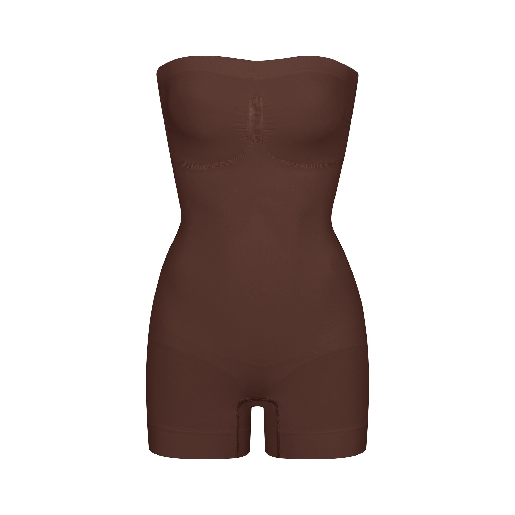 SKIMS SEAMLESS SCULPT STRAPLESS SHORTIE BODYSUIT | COCOA - Mind Türkiye