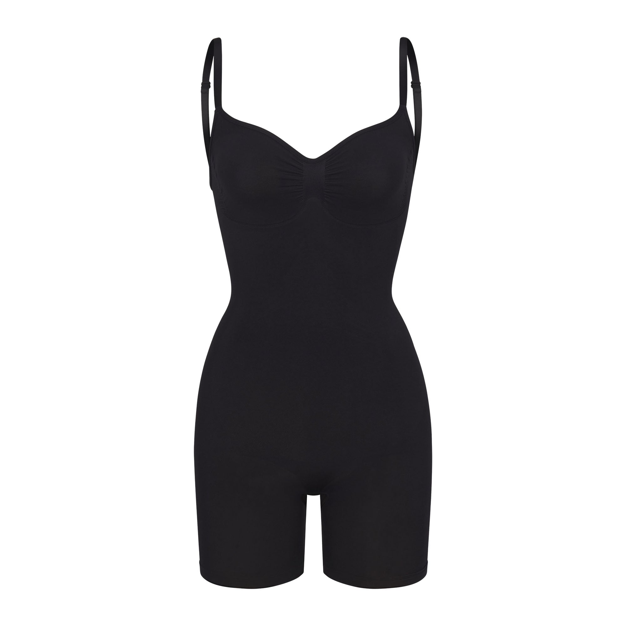 SKIMS SEAMLESS SCULPT LOW BACK MID THIGH BODYSUIT | ONYX - Mind Türkiye