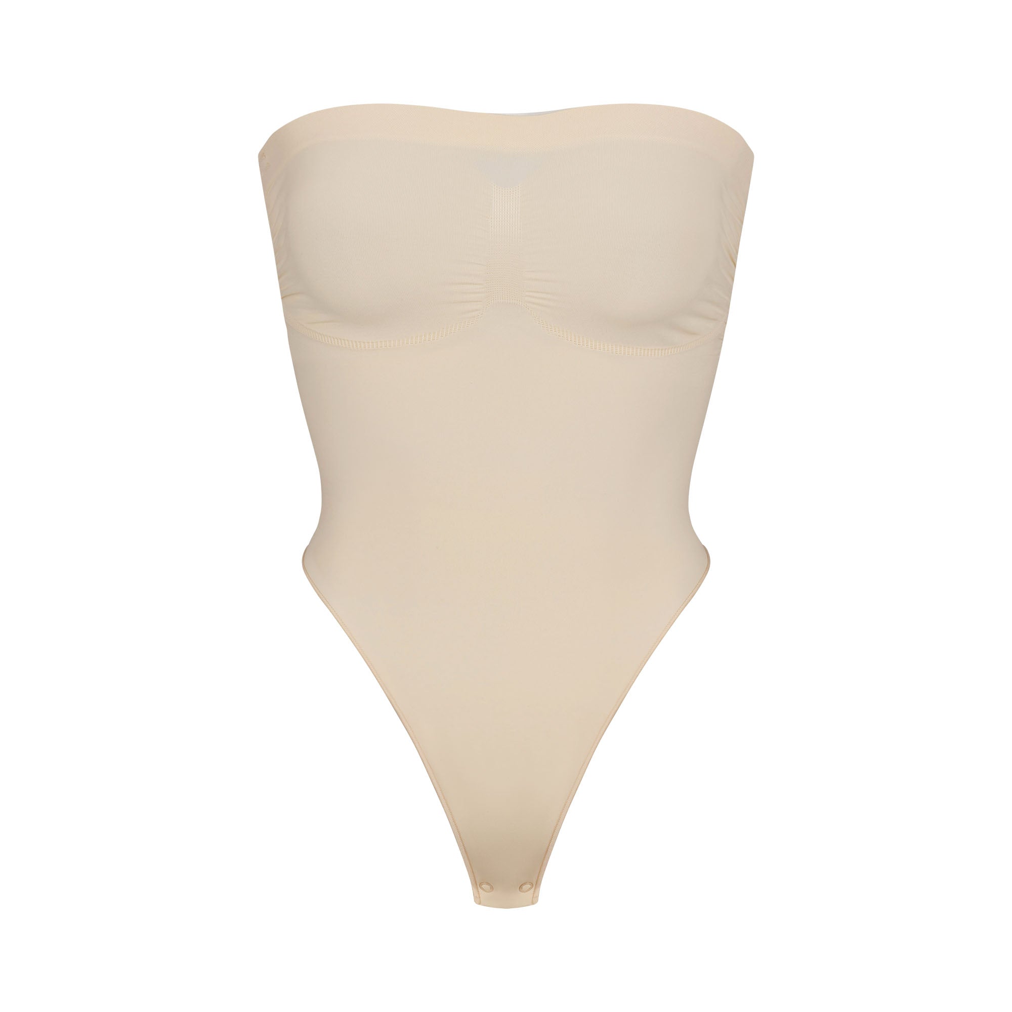 SKIMS SEAMLESS SCULPT STRAPLESS THONG BODYSUIT | SAND - Mind Türkiye